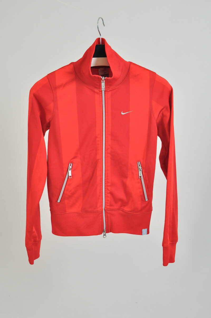 Vintage 00s Red Nike Zip-Up Track Sweatshirt – S -