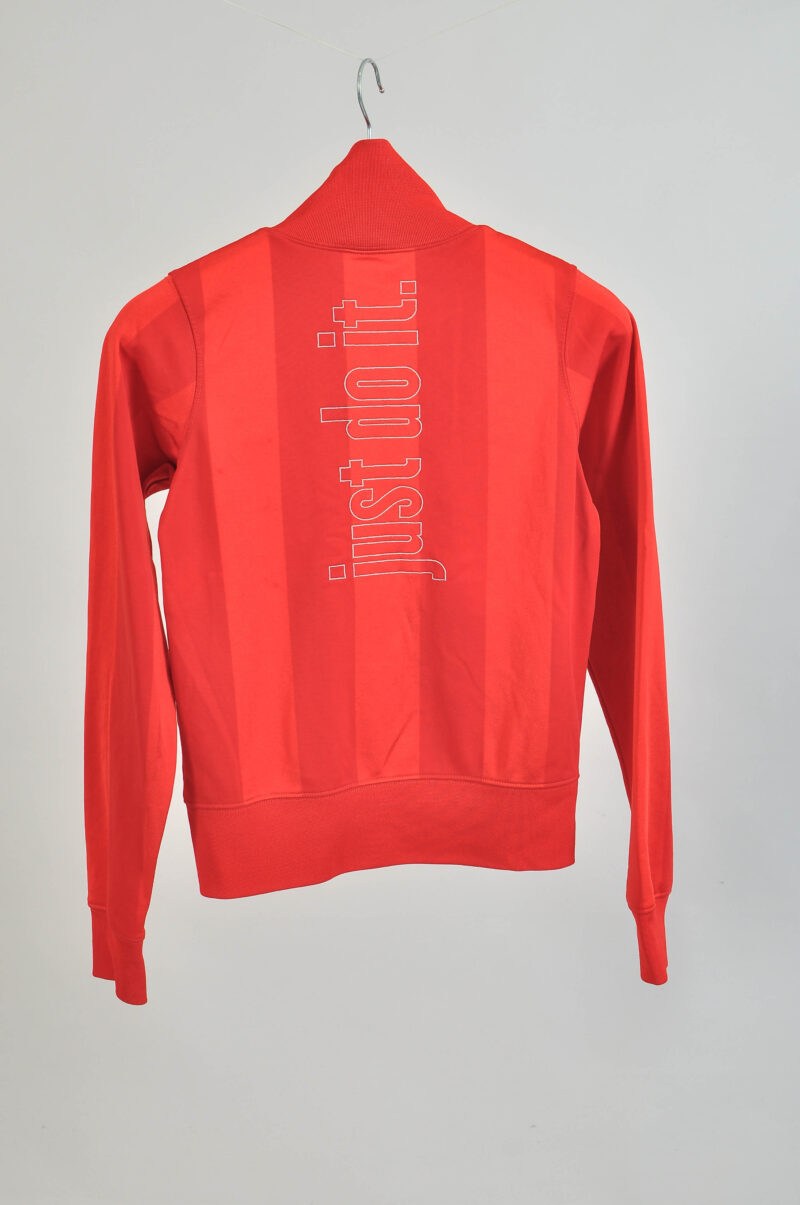 Vintage 00s Red Nike Zip-Up Track Sweatshirt – S - - Image 4