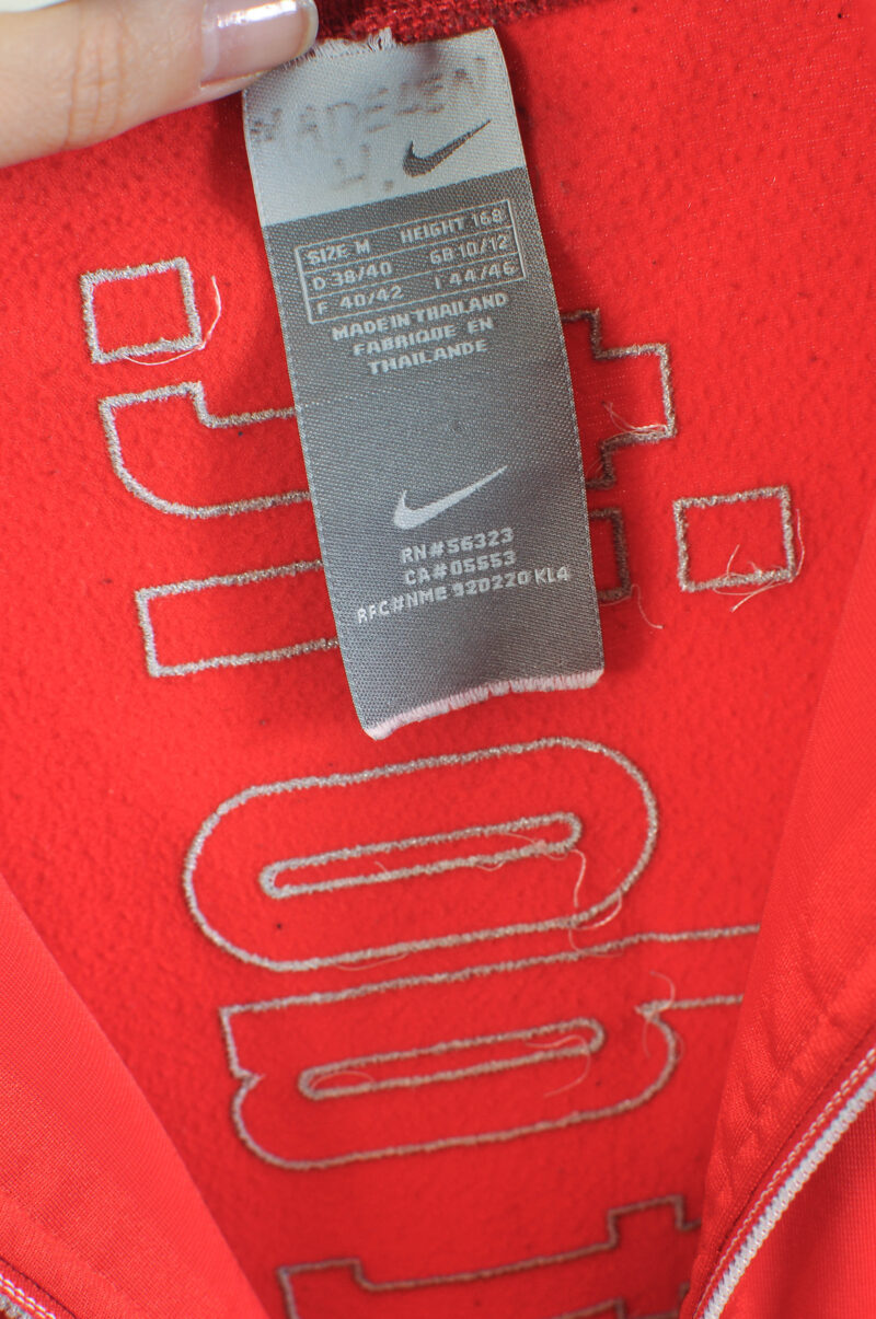 Vintage 00s Red Nike Zip-Up Track Sweatshirt – S - - Image 5