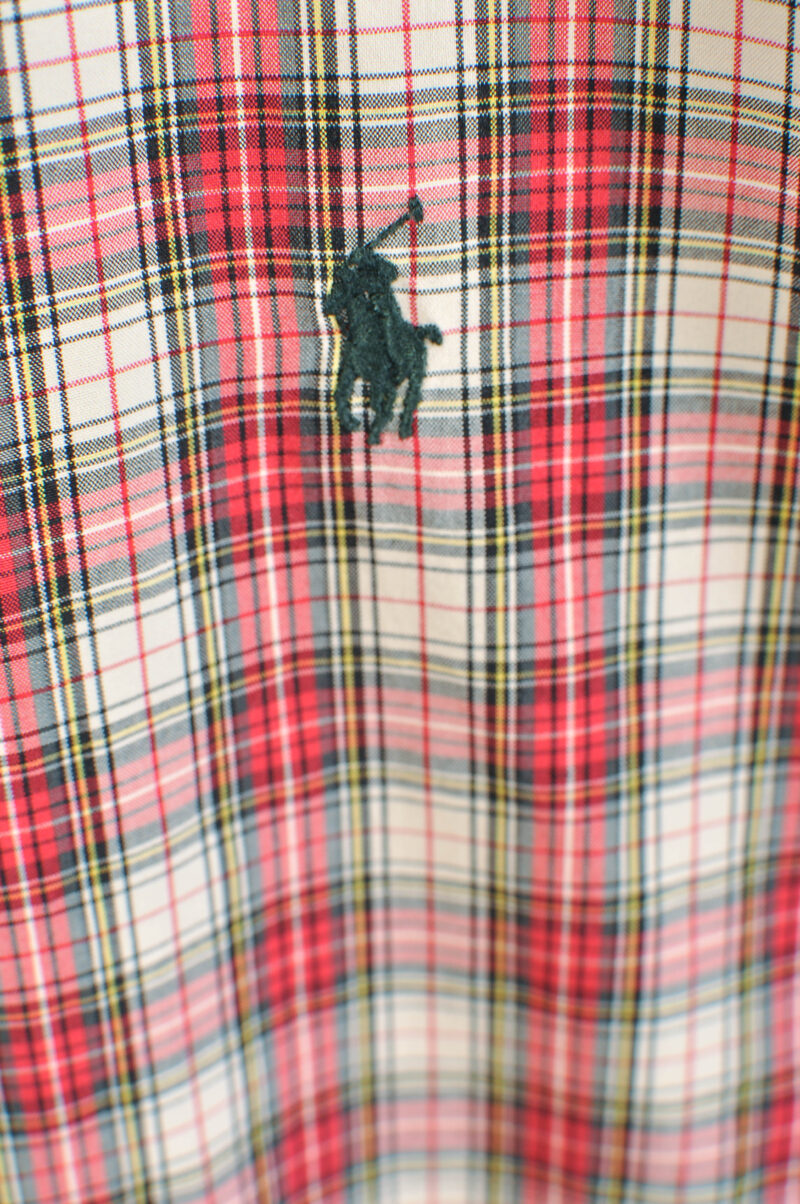 Vintage 00s Polo Ralph Lauren Checkered Shirt – Size L – - Image 4