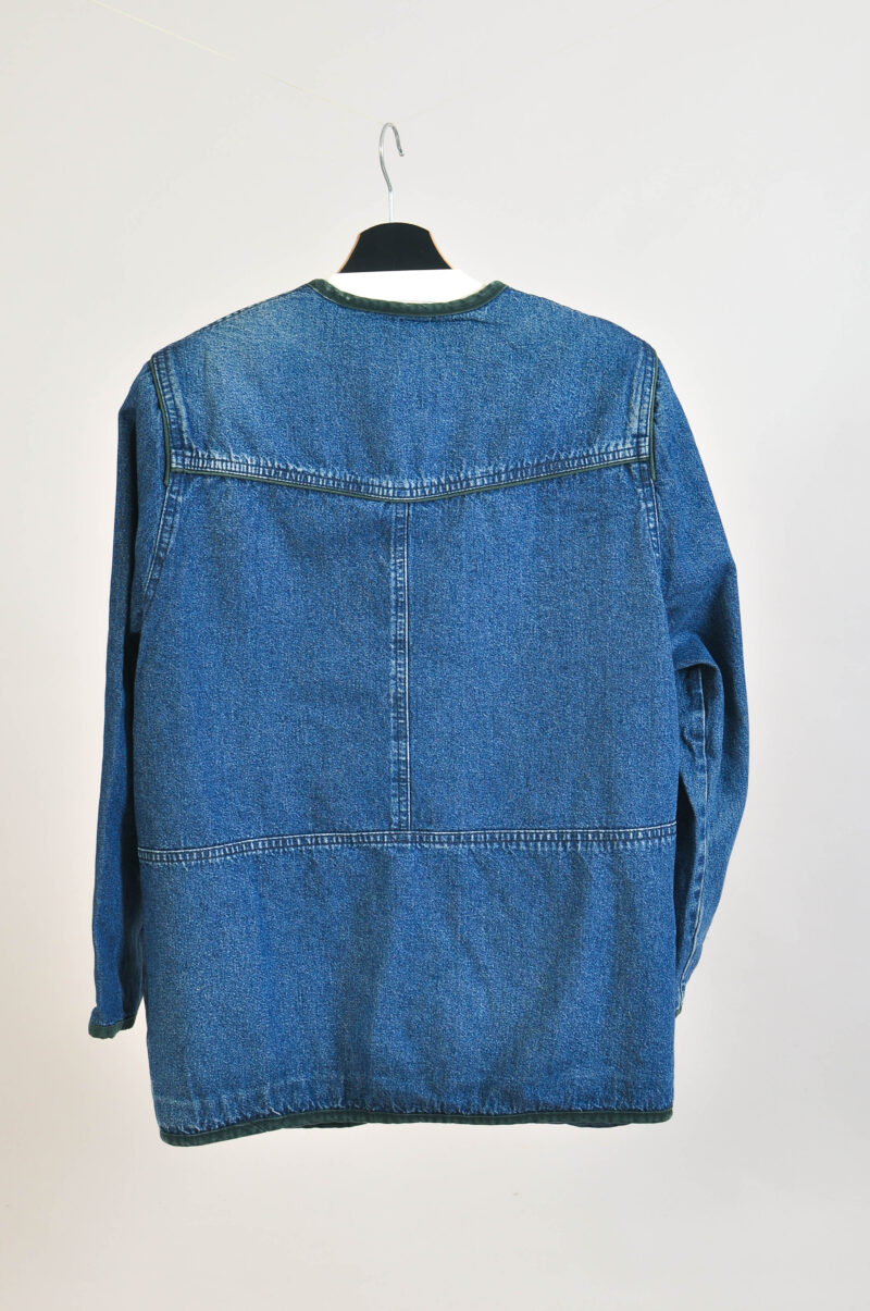 Vintage 80s Denim Jacket – Classic Blue Retro Style - Image 5