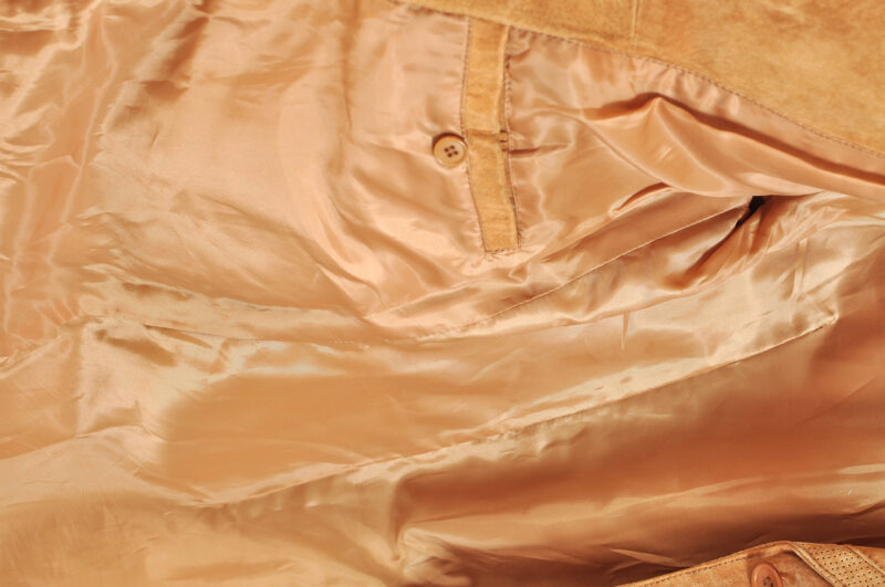 Vintage 00s Suede Leather Blazer Coat – Size 12 - Image 5