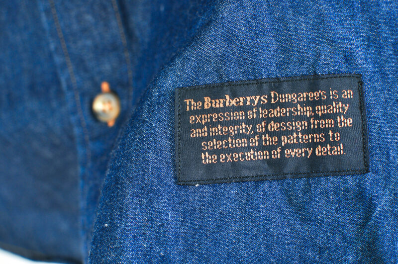 Vintage 90s Burberry Denim Shirt – Size 50 - Image 5