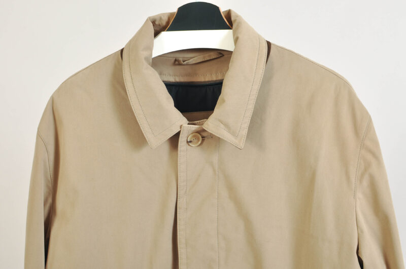 Vintage 00s Beige Maxi Lined Mac Coat Eduard Dressler – 50 - Image 3