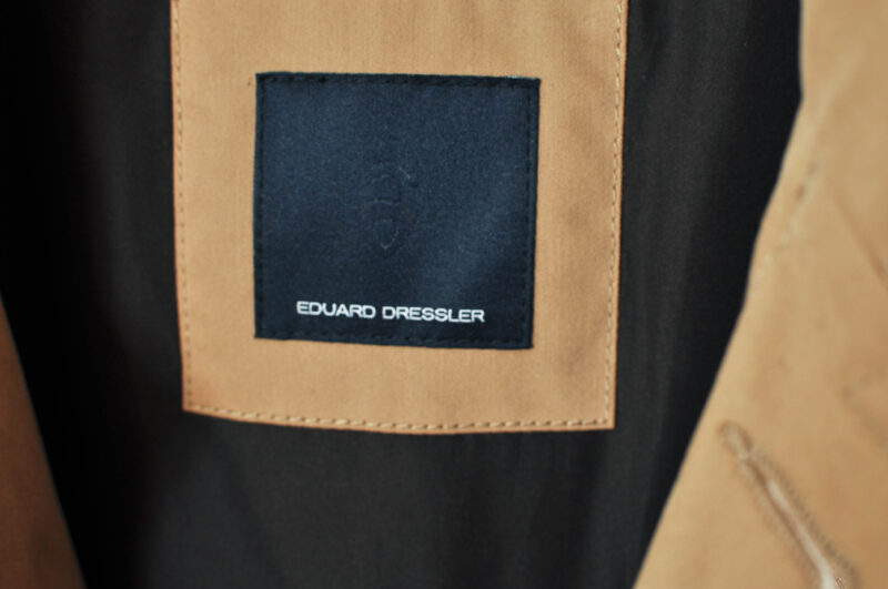 Vintage 00s Beige Maxi Lined Mac Coat Eduard Dressler – 50 - Image 6