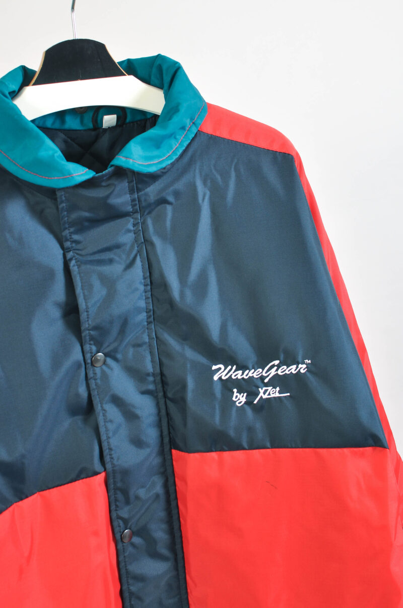 Vintage 90s Wave Gear Windbreaker Jacket XXL - Image 3
