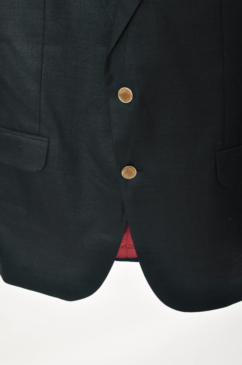 Vintage 00s Bernhardt Black Wool Blazer Jacket Size 52(XL) - Image 4
