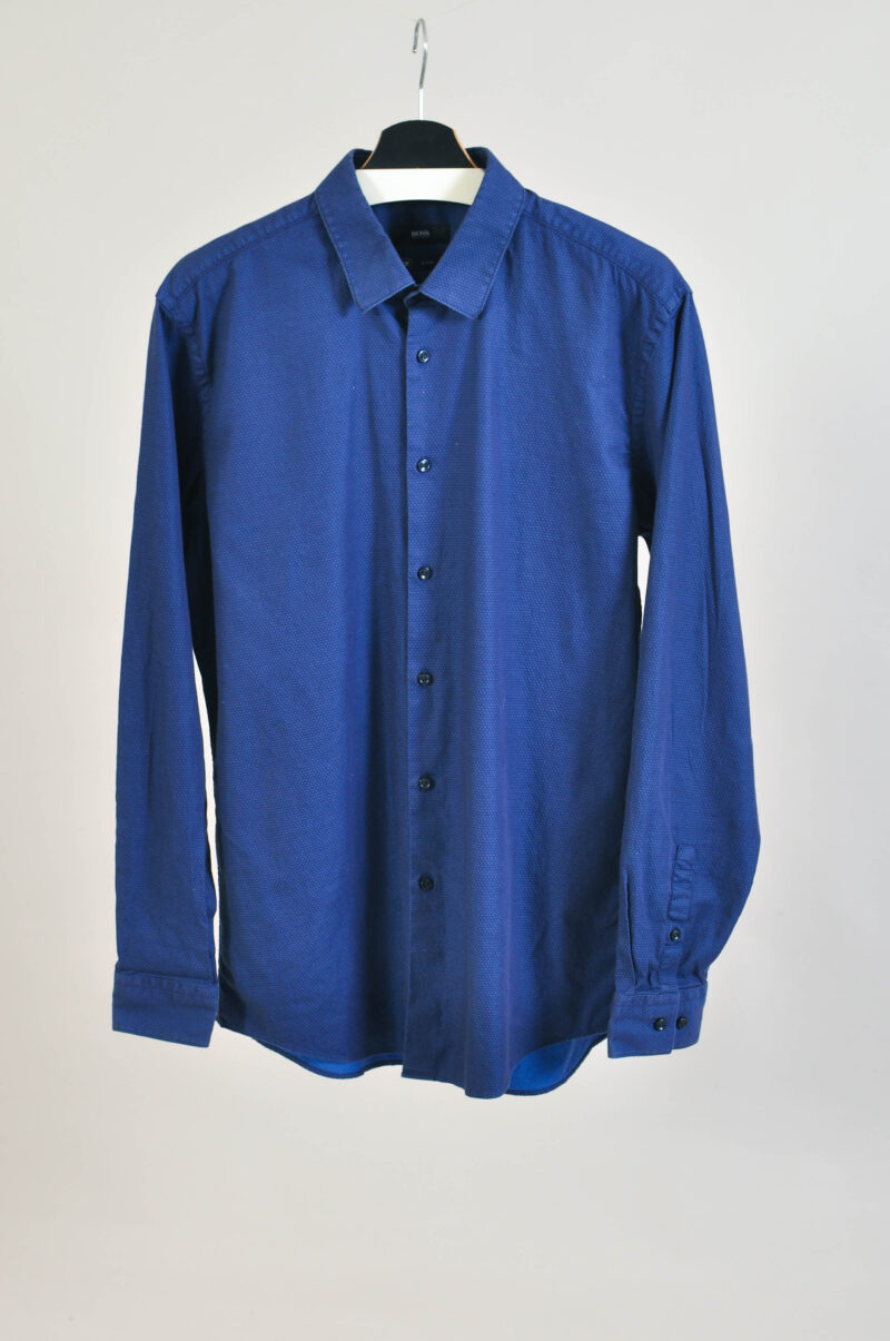 Vintage 00s Hugo Boss Dark Navy Shirt XL