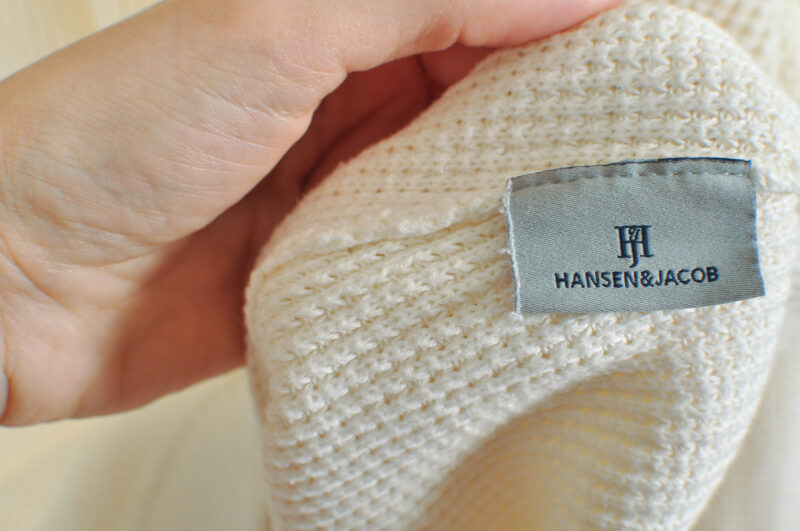 Vintage 00s Hansen & Jacob Off White Cotton Jumper L - Image 7