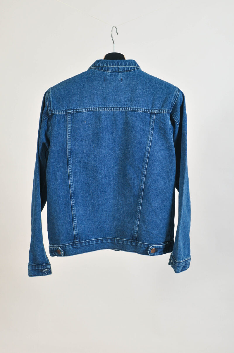 Vintage 00s Navy&Navy Denim Jacket – Size S - Image 4