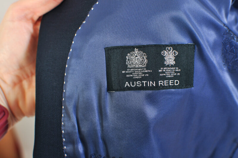 Vintage 00s Austin Reed Wool Blazer – British Woven - XL - Image 6