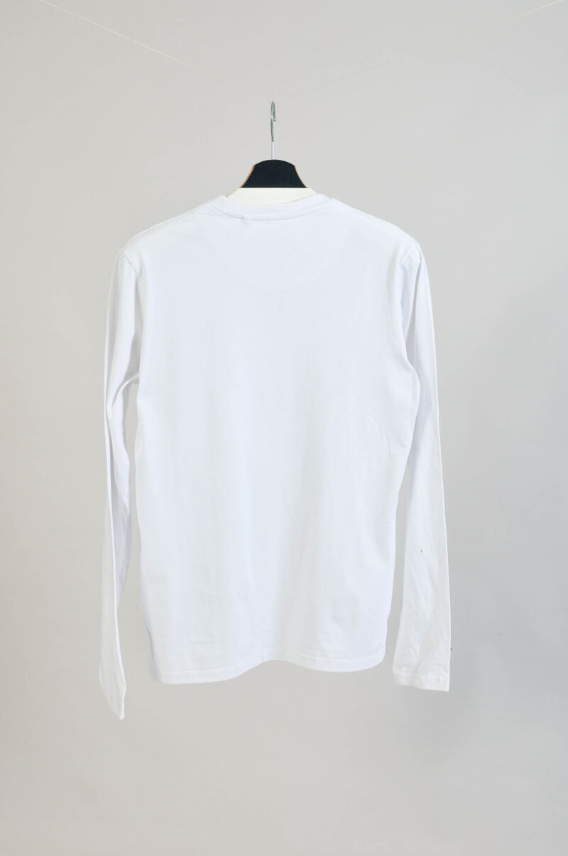 Vintage 00s Diesel White Long Sleeve T-Shirt – M - Image 6