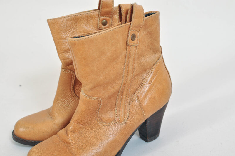 Vintage 00s Vagabond Real Leather Ankle Boots – Size 37 - Image 3