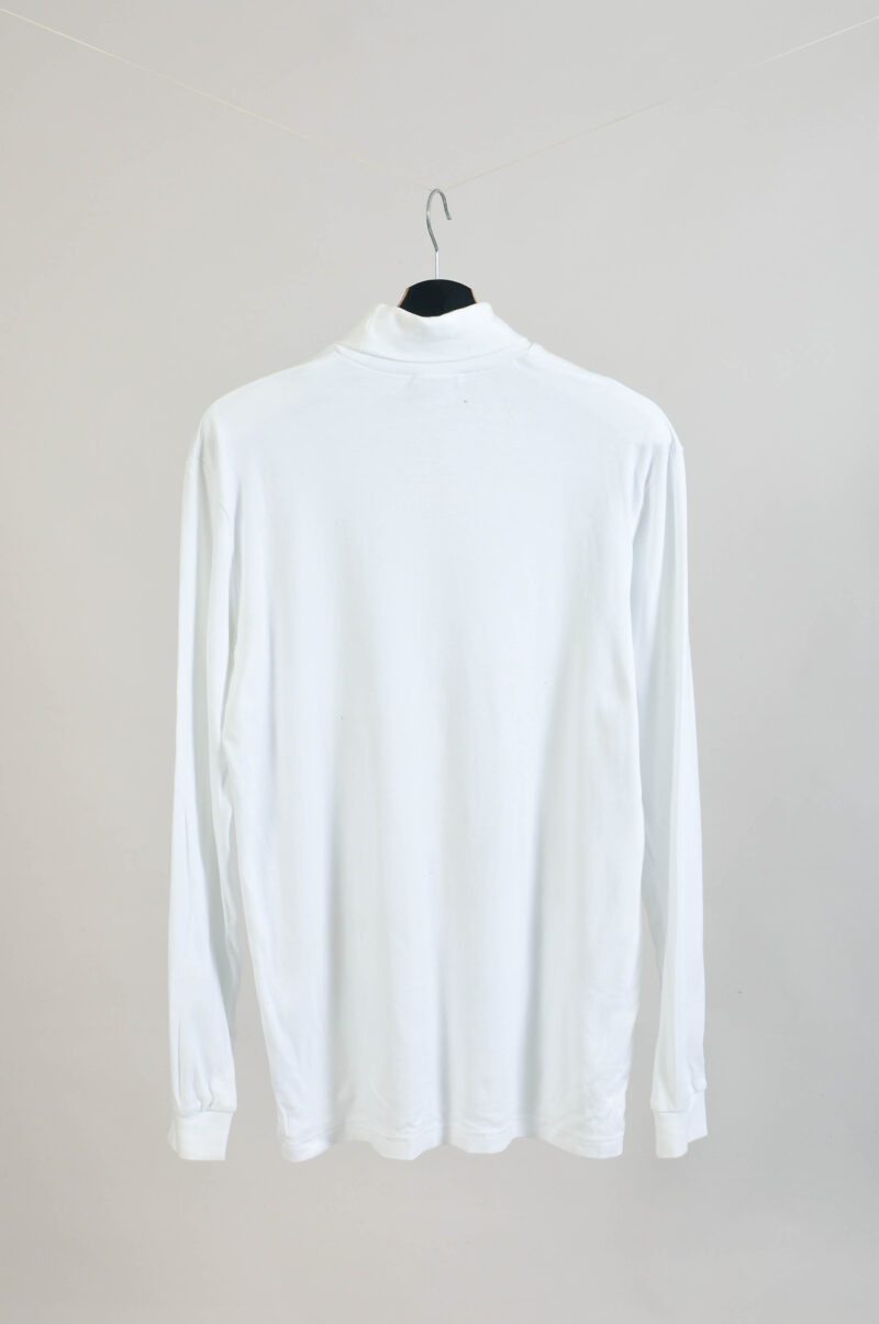 Vintage 90s White Turtleneck Top – Mäser (Size XL) - Image 5