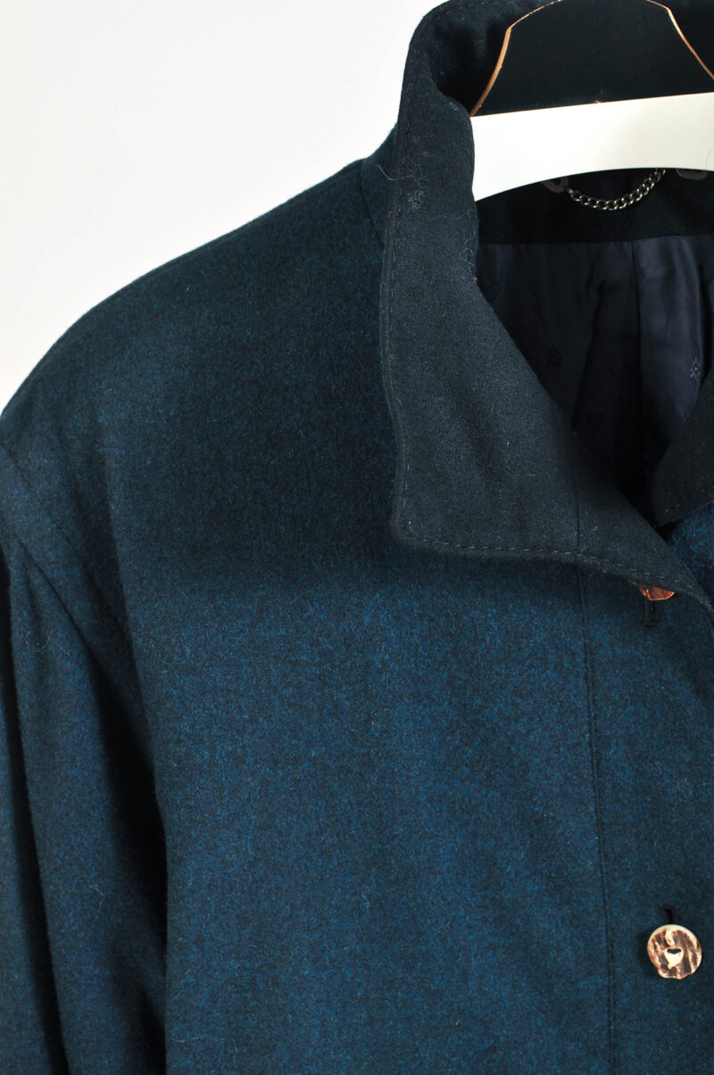 Vintage 90s Wallstädter Trachten Parka Wool Coat – Size M - Image 5
