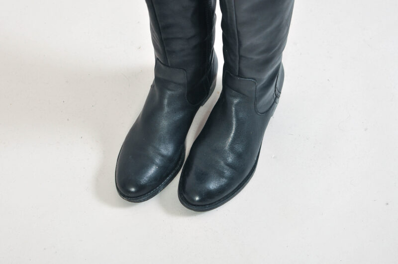 Vintage 00s Franco Sarto Real Leather Boots Size 39.5 - Image 5