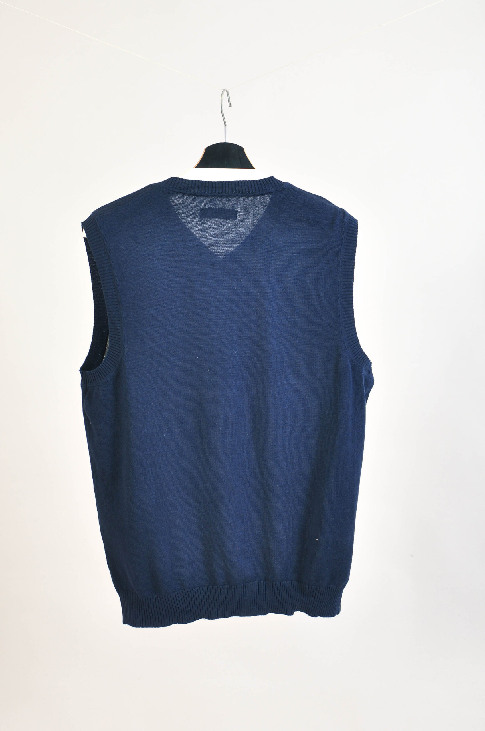 Vintage 00s Club Room Rhombus Print Vest – M/L - Image 4