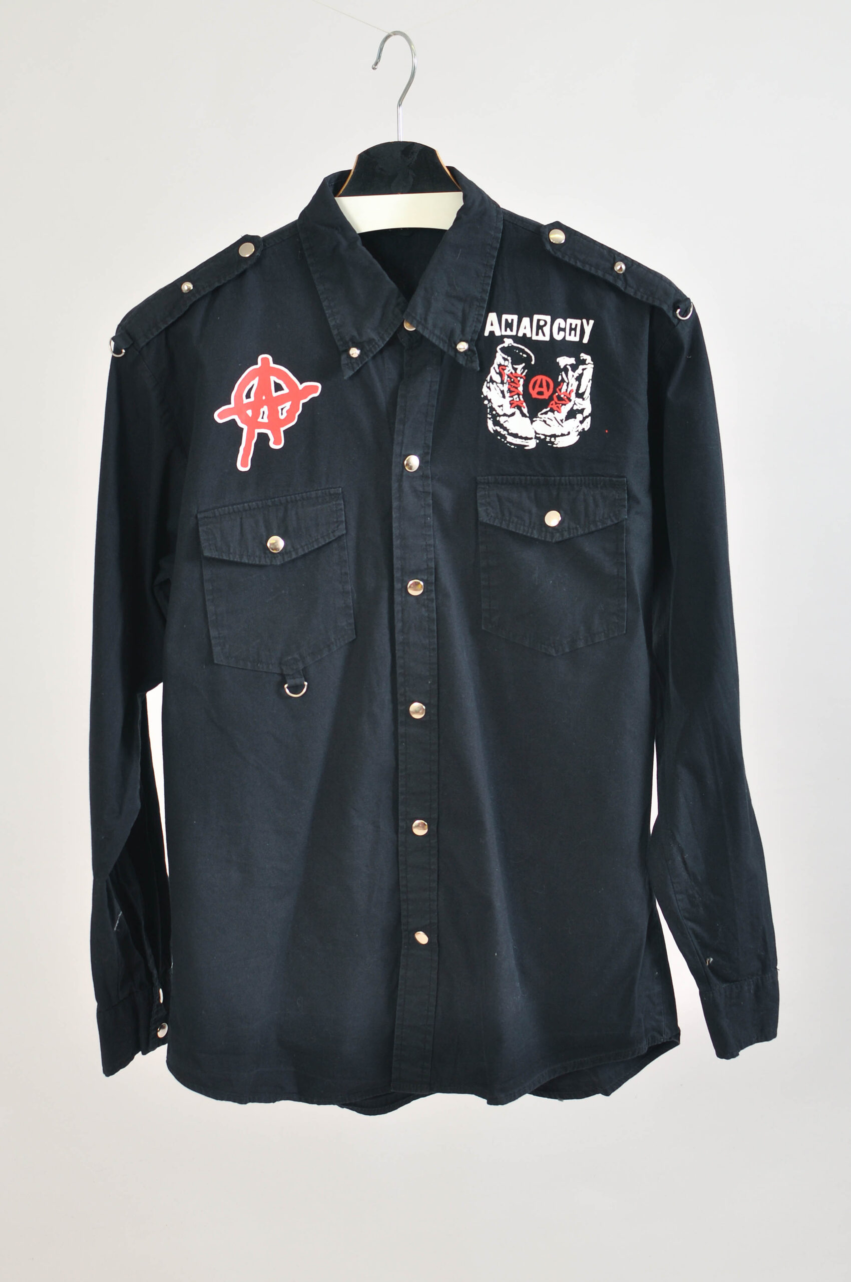 Vintage 00s Lancia Black Shirt – Y2K Style - L