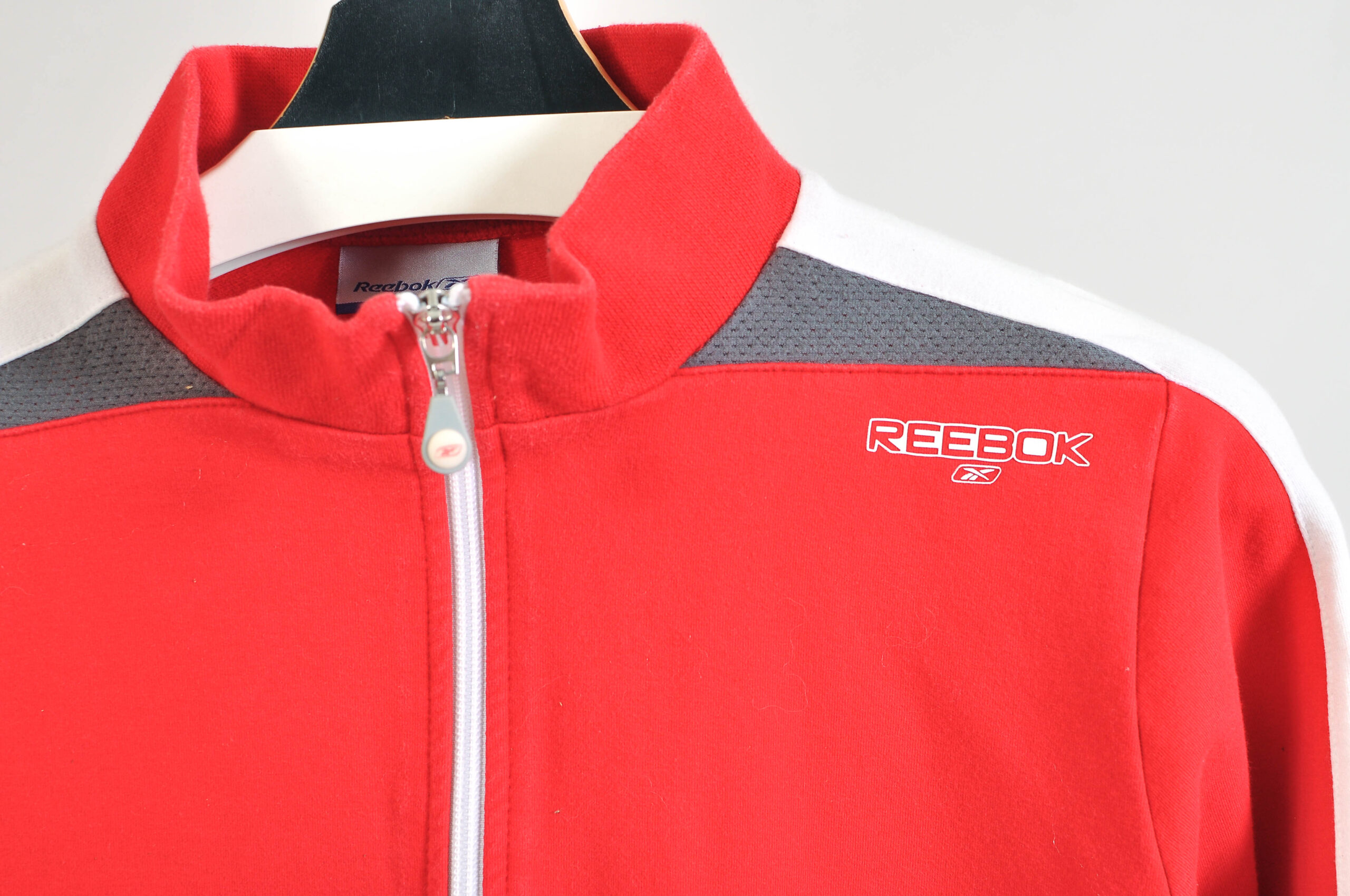Vintage 00s Reebok Track Zip Up Sweatshirt | L - Image 3