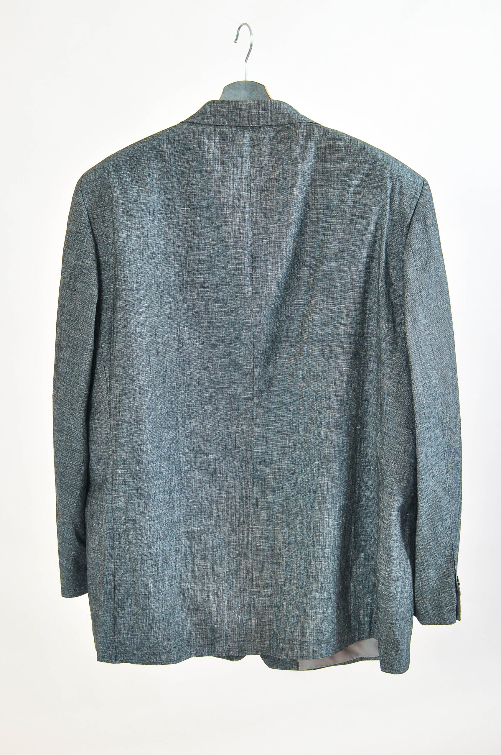 Vintage 00s Heinecke & Klaproth Blazer Jacket – XXL | Luigi Botto Italian Linen Wool Blend - Image 7
