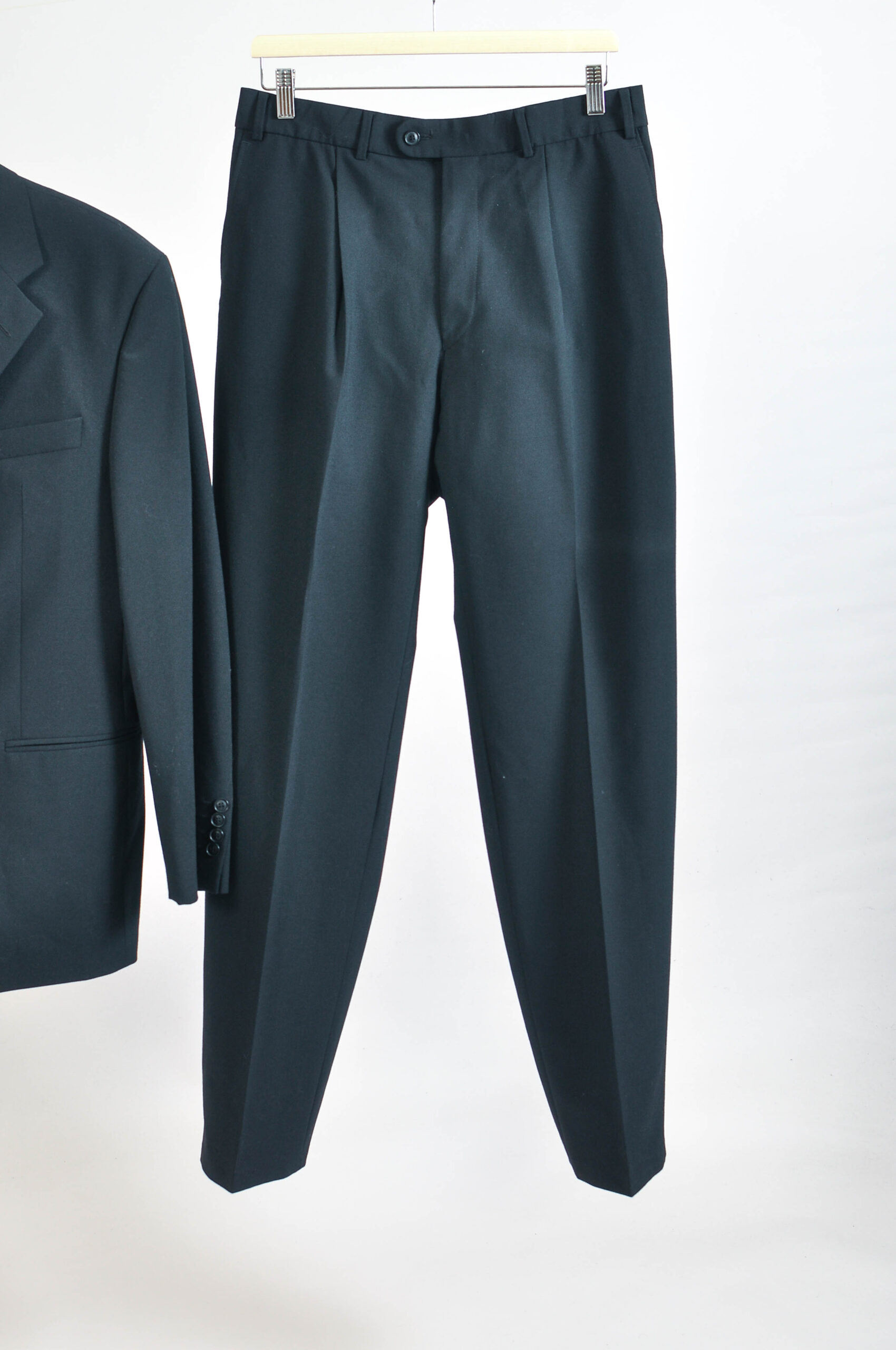 Vintage 90s Batistini Black Suit | Size M | Wool Blend - Image 4