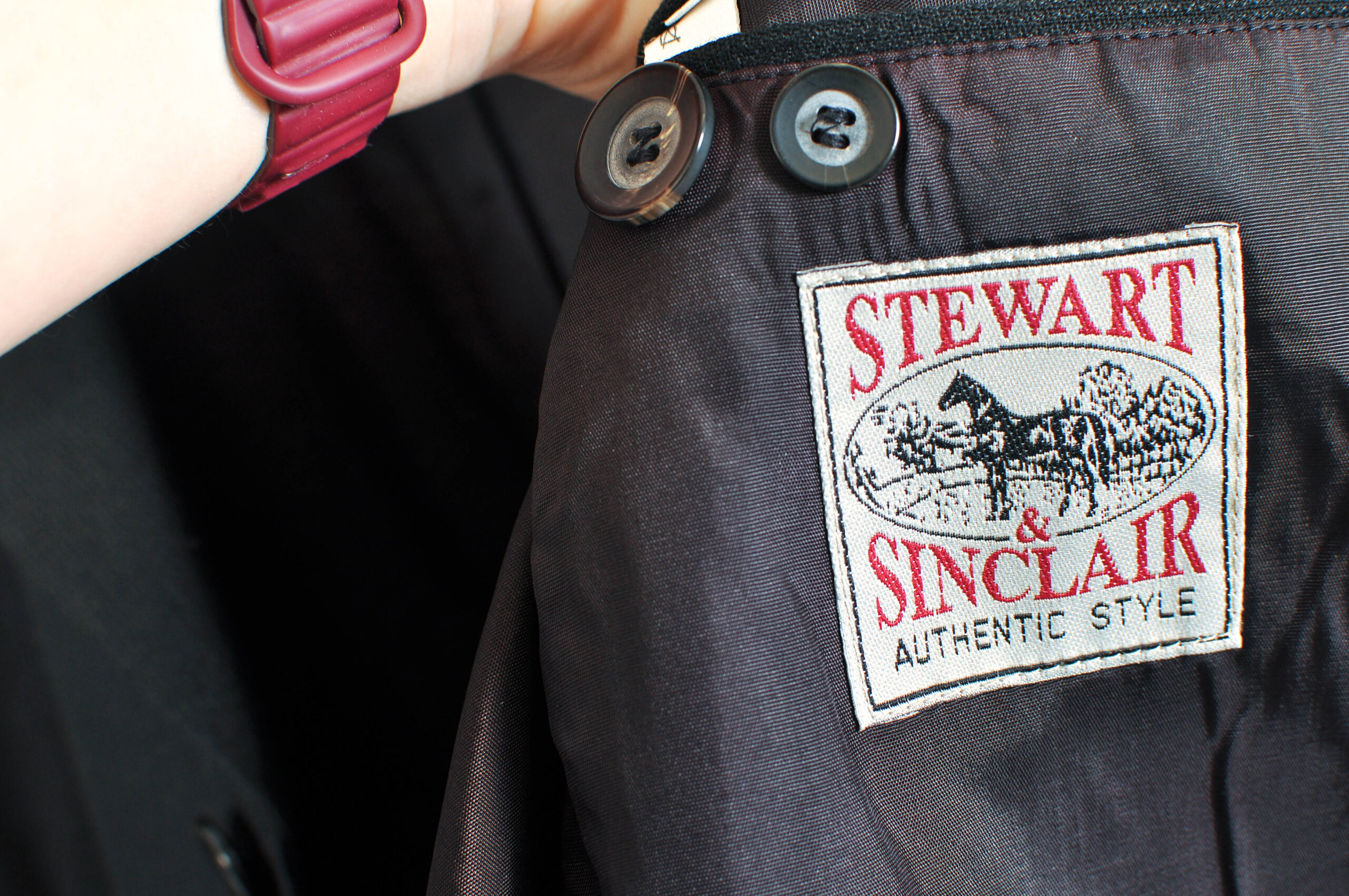 Vintage 90s Blazer with Zips | Stewart & Sinclair | L/XL - Image 6