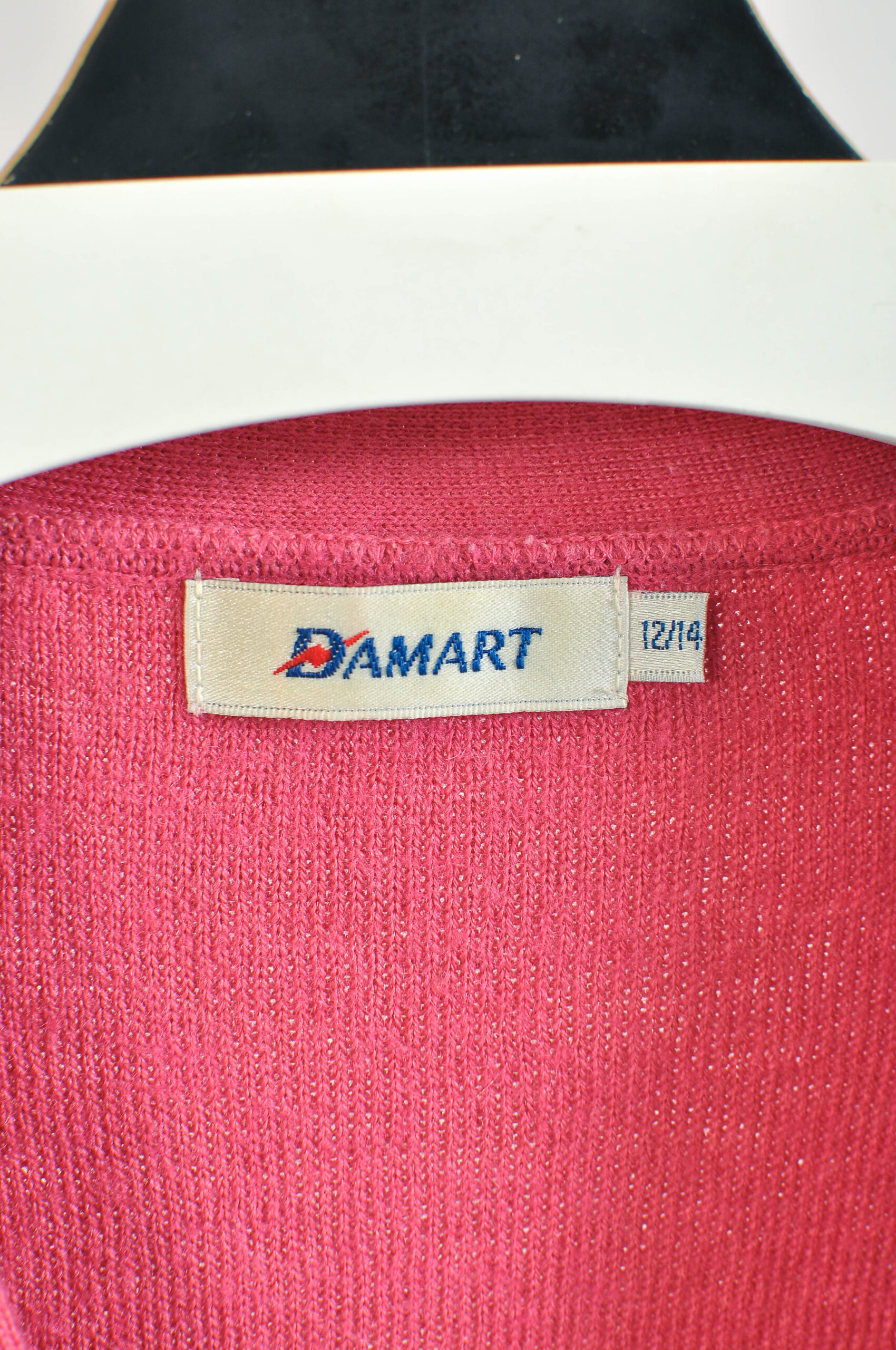 Vintage 90s Pink Wool Blend Cardigan by Damart – Size 12 - Image 4
