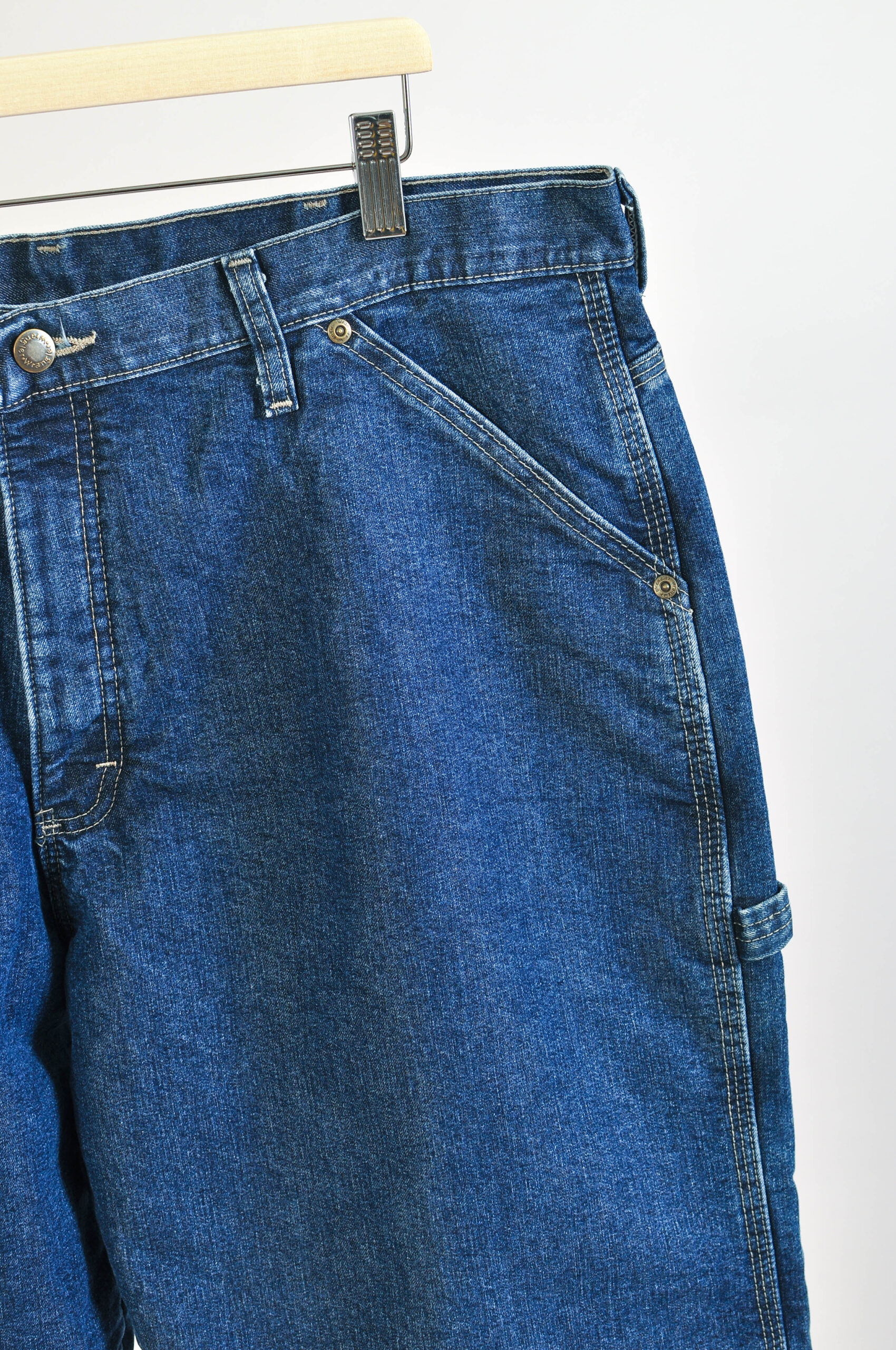 Vintage 00s Wrangler Fleece-Lined Cowboy Cut Jeans | Size 36 - Image 3