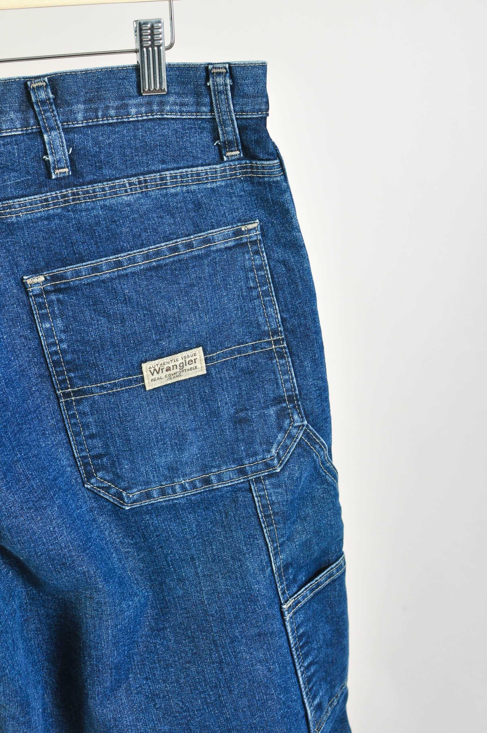 Vintage 00s Wrangler Fleece-Lined Cowboy Cut Jeans | Size 36 - Image 4