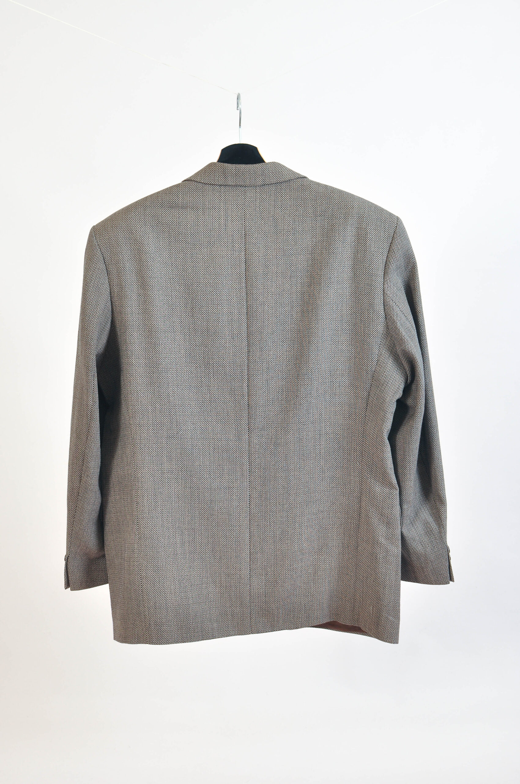 Vintage 90s Tweed Brown Suit by Oliver Turo Tailor – Size XL - Image 6