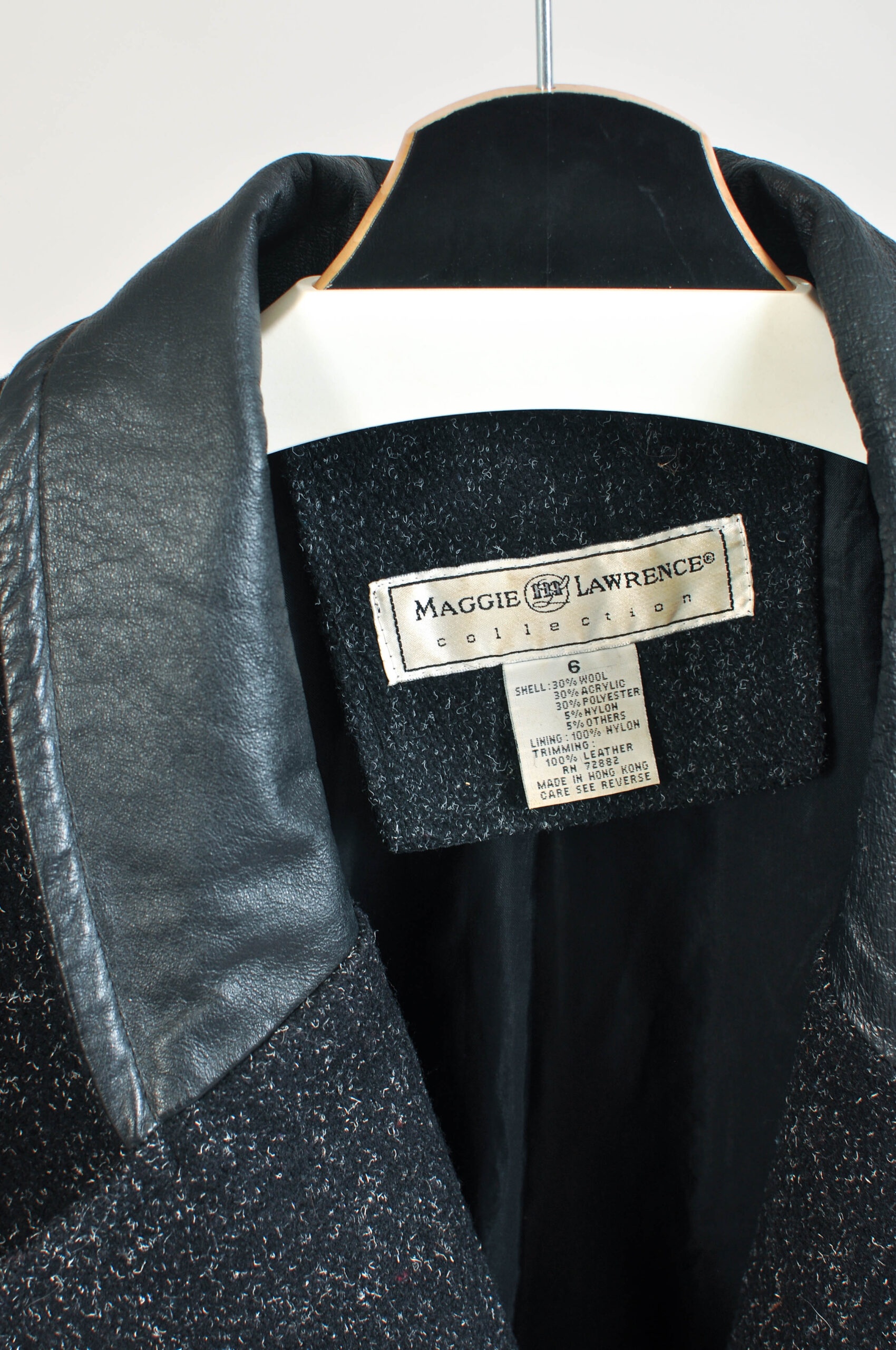 Vintage 80s Maggie Lawrence Maxi Coat | Wool Blend Coat S - Image 5