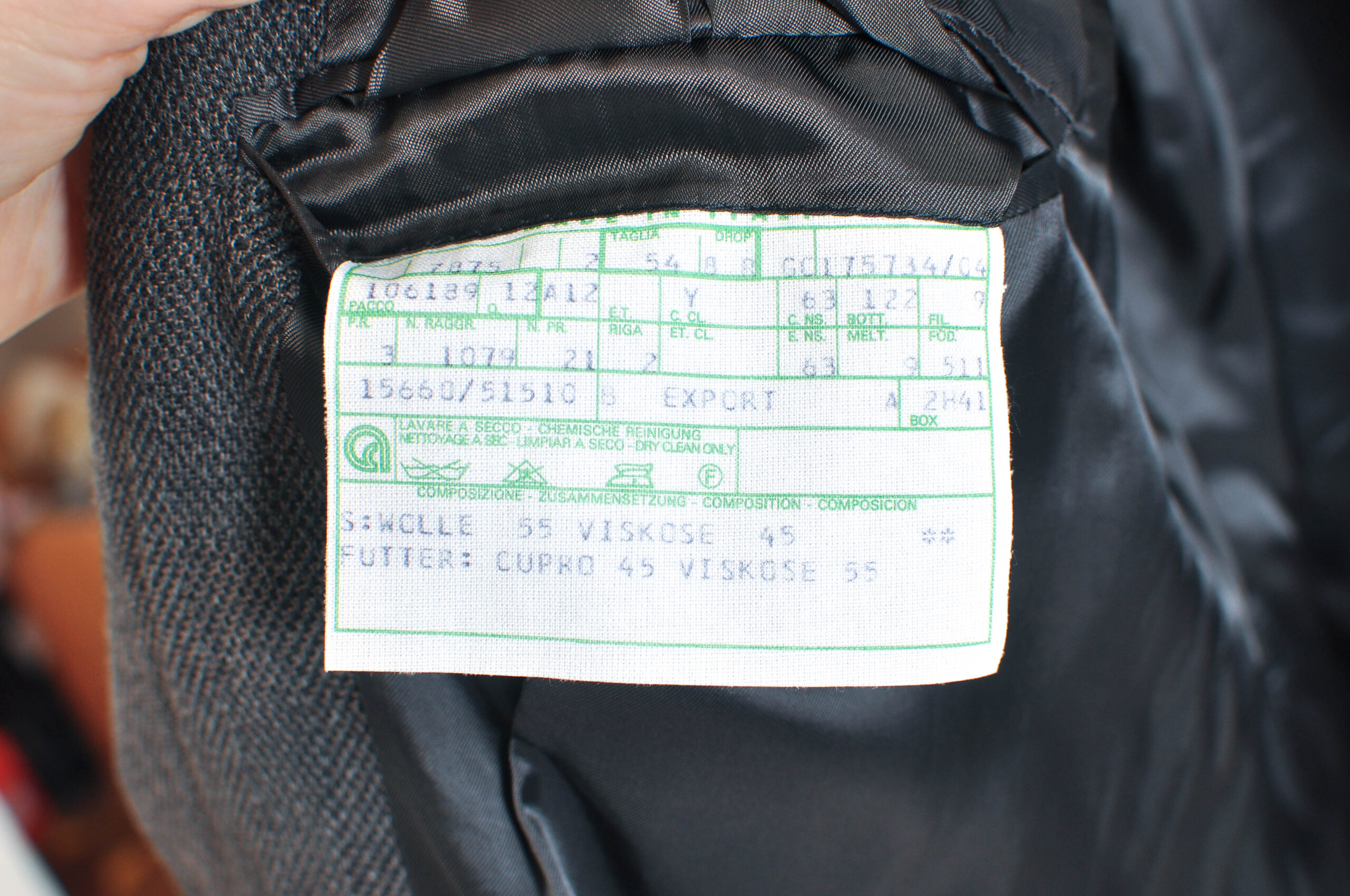 Vintage 90s Dark Brown Tweed Suit | Italian Erreuno XL - Image 6