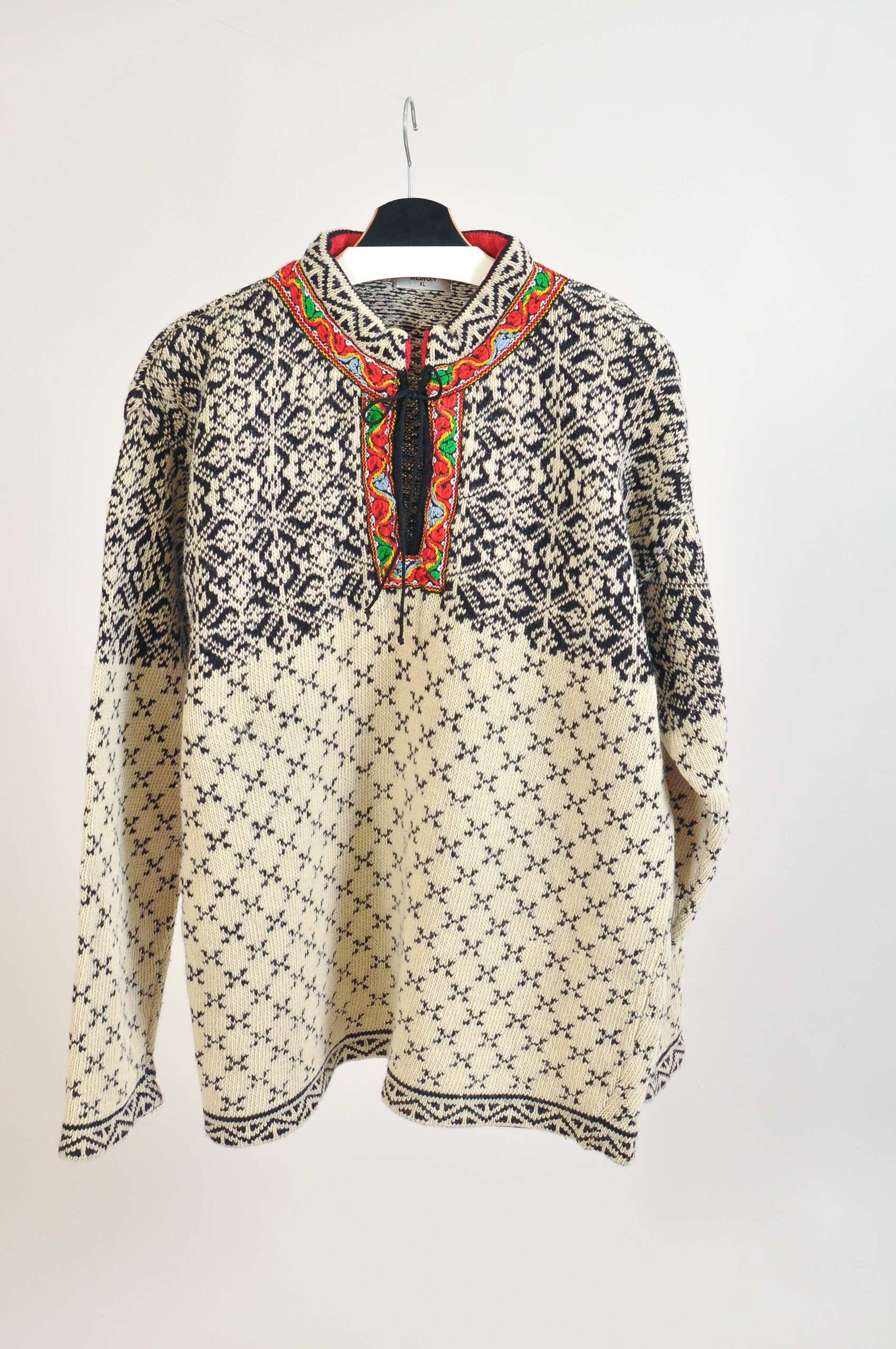 Vintage 90s Norwegian Wool Knitwear | Nordic Sweater XL