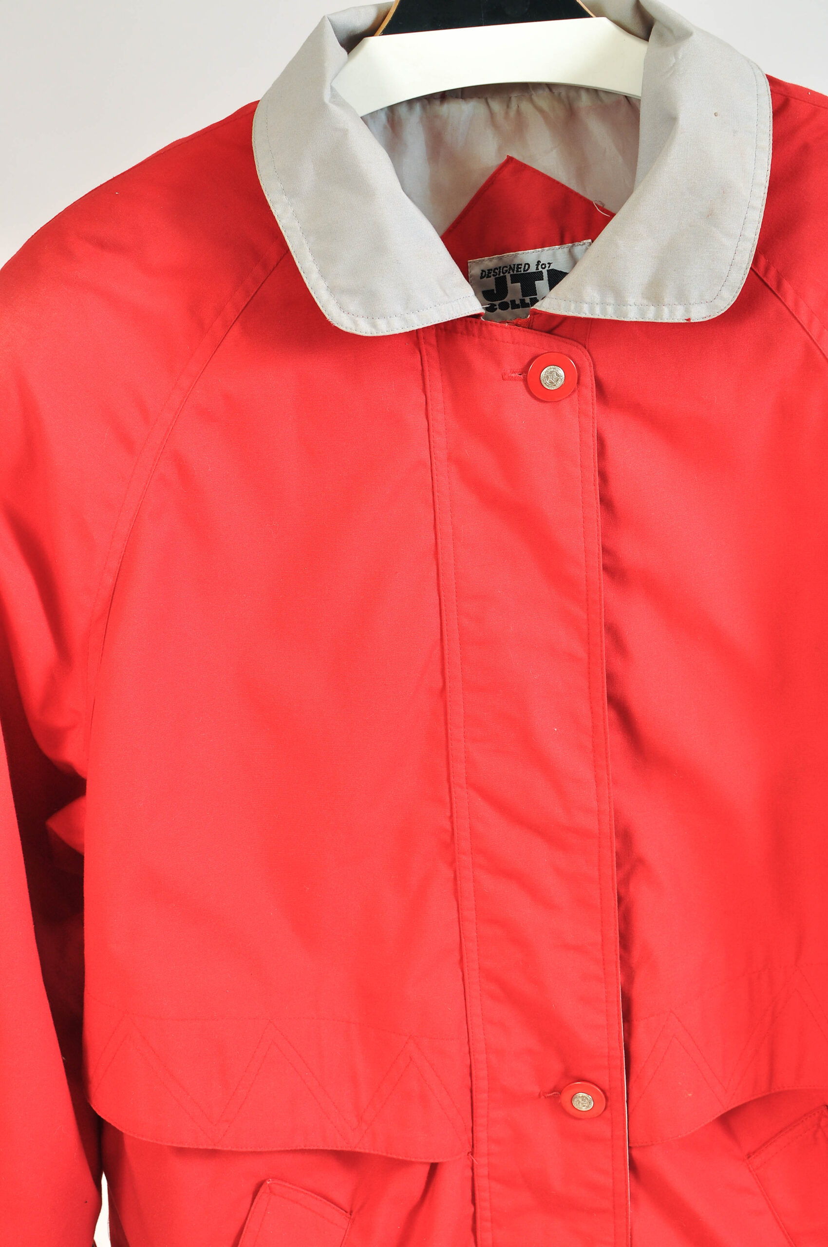 Vintage 80s Red Parka Jacket | JTM Collection 42 - Image 4