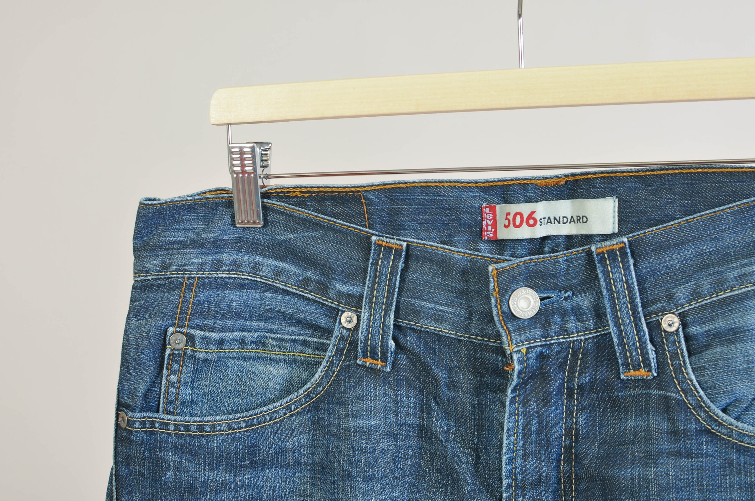 Vintage 00s Levi’s 506 Jeans | Classic Straight Leg Denim W34 - Image 3