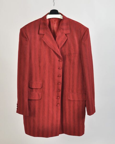 Vintage 00s Maroon Blazer Jacket | Alberto Celini 3XL