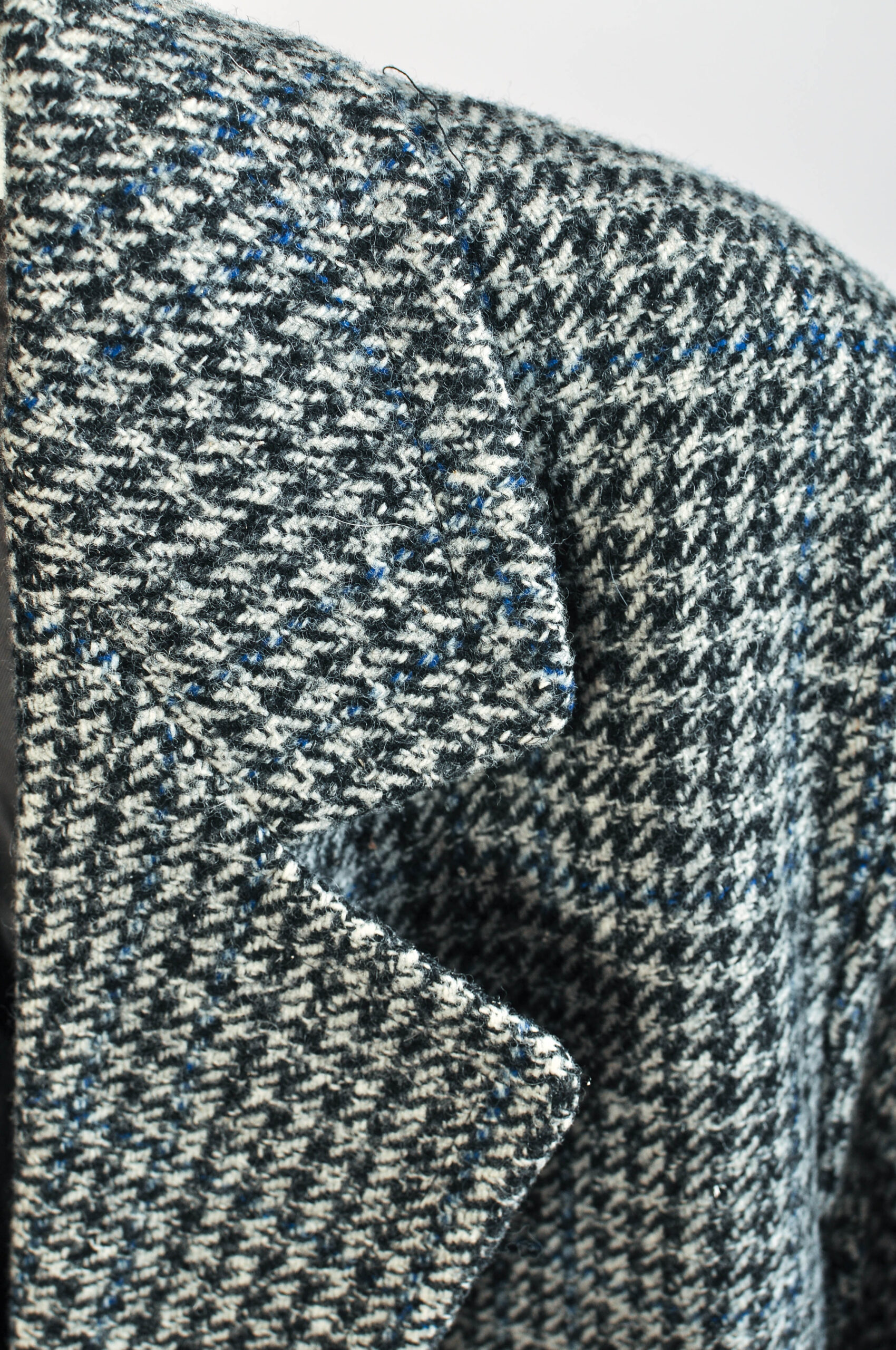 Vintage 90s Tweed Wool Maxi Coat | L/XL Size - Image 4