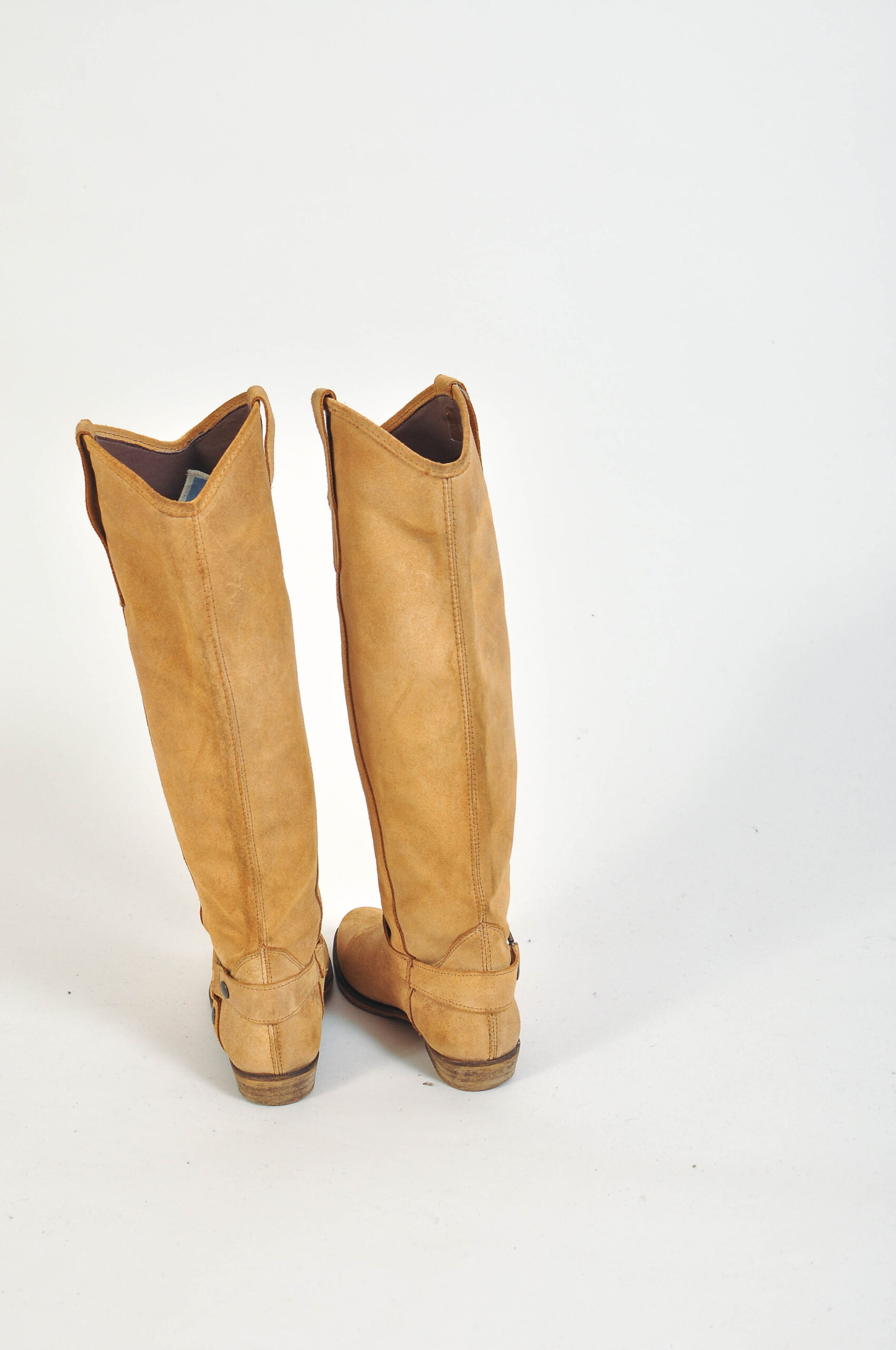 Vintage 00s Suede Leather Cowboy Boots | Size 37 | Western Style - Image 7