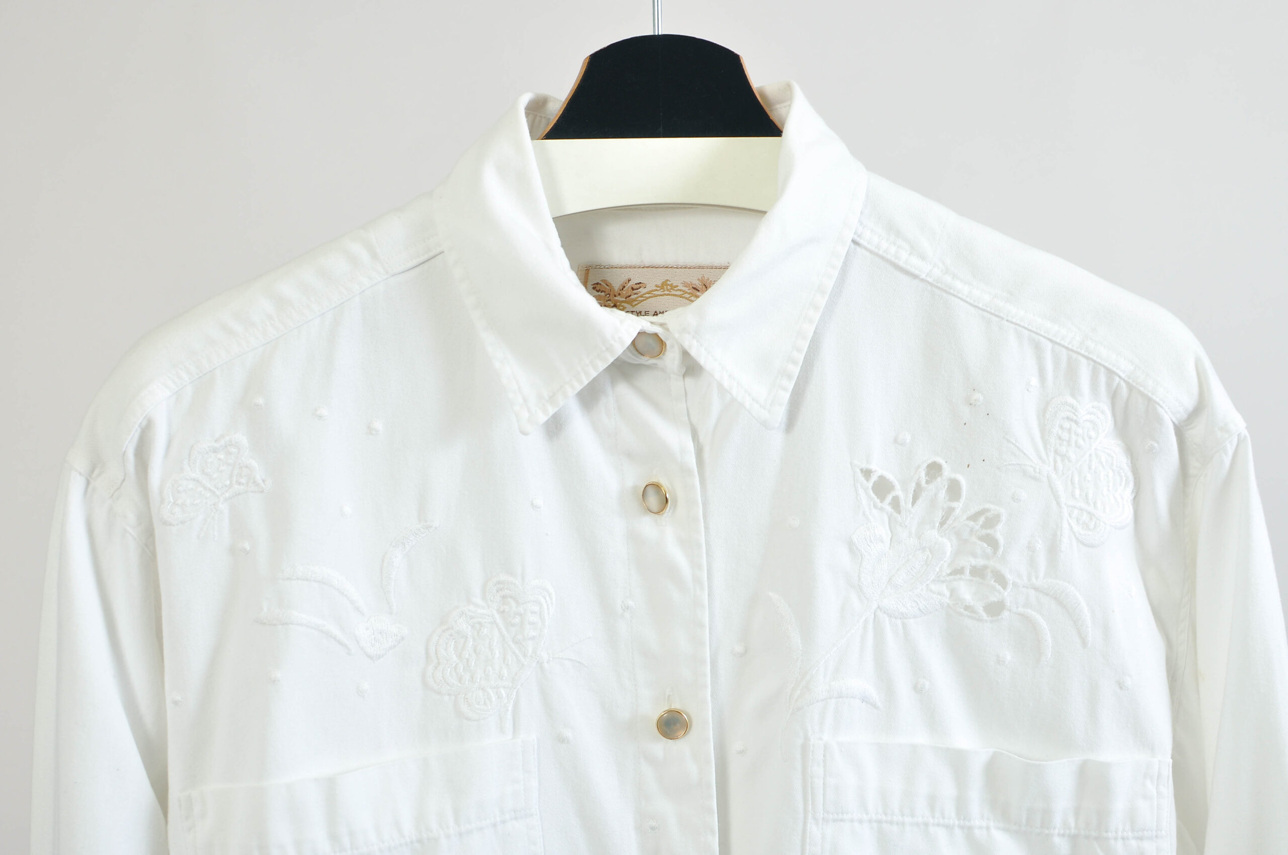 Vintage 90s White Oversized Shirt | Dismero Italy | M - Image 3