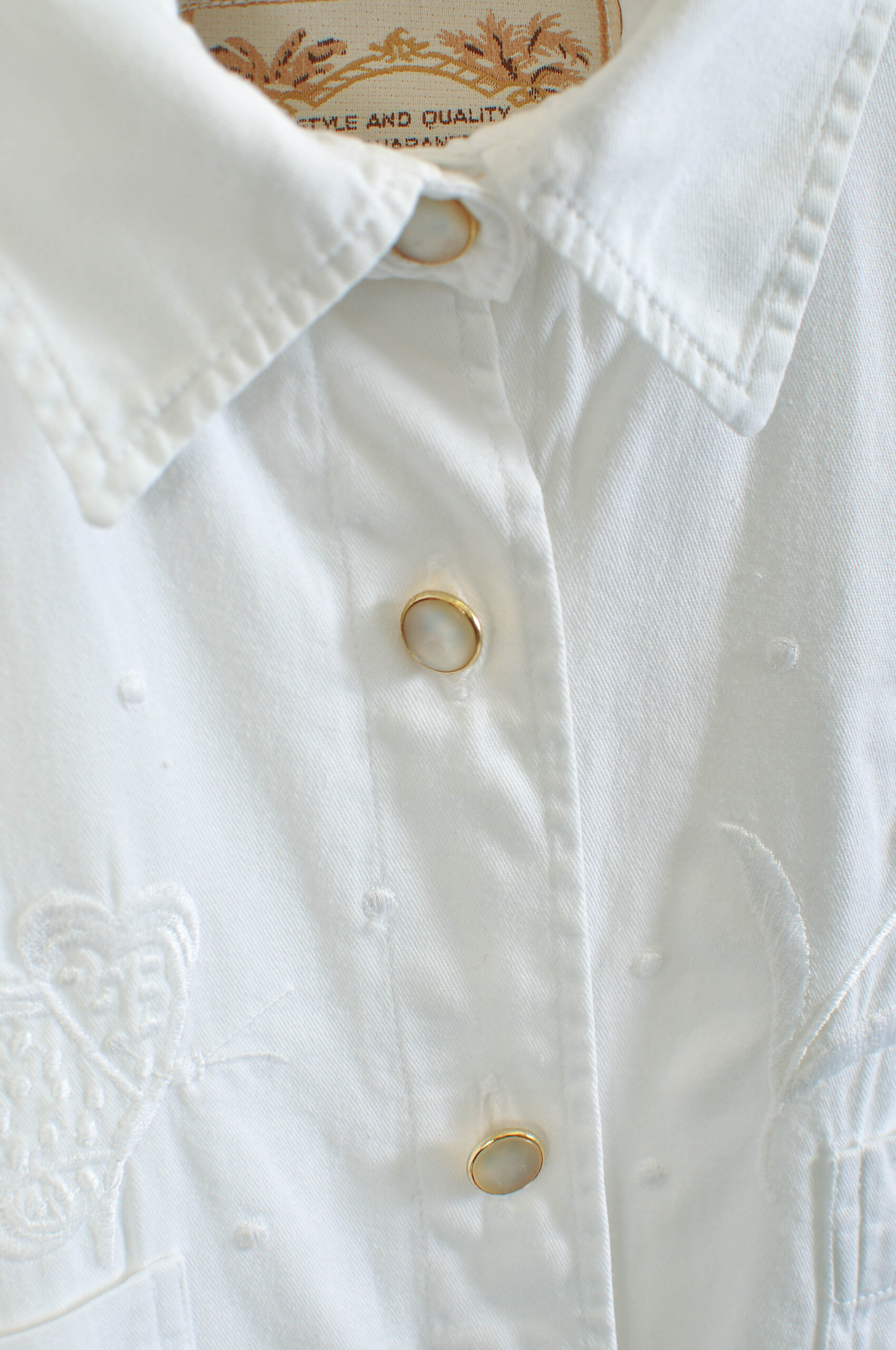 Vintage 90s White Oversized Shirt | Dismero Italy | M - Image 5