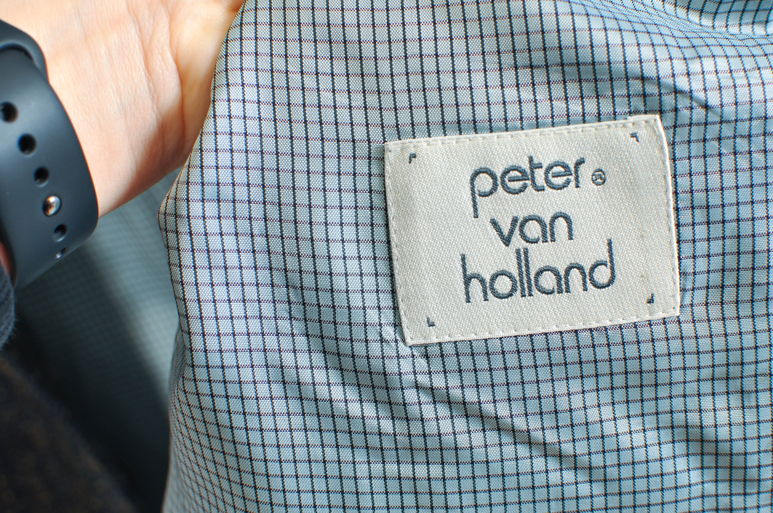 Vintage 90s Brown Wool Blazer | Peter van Holland | Size XL - Image 5