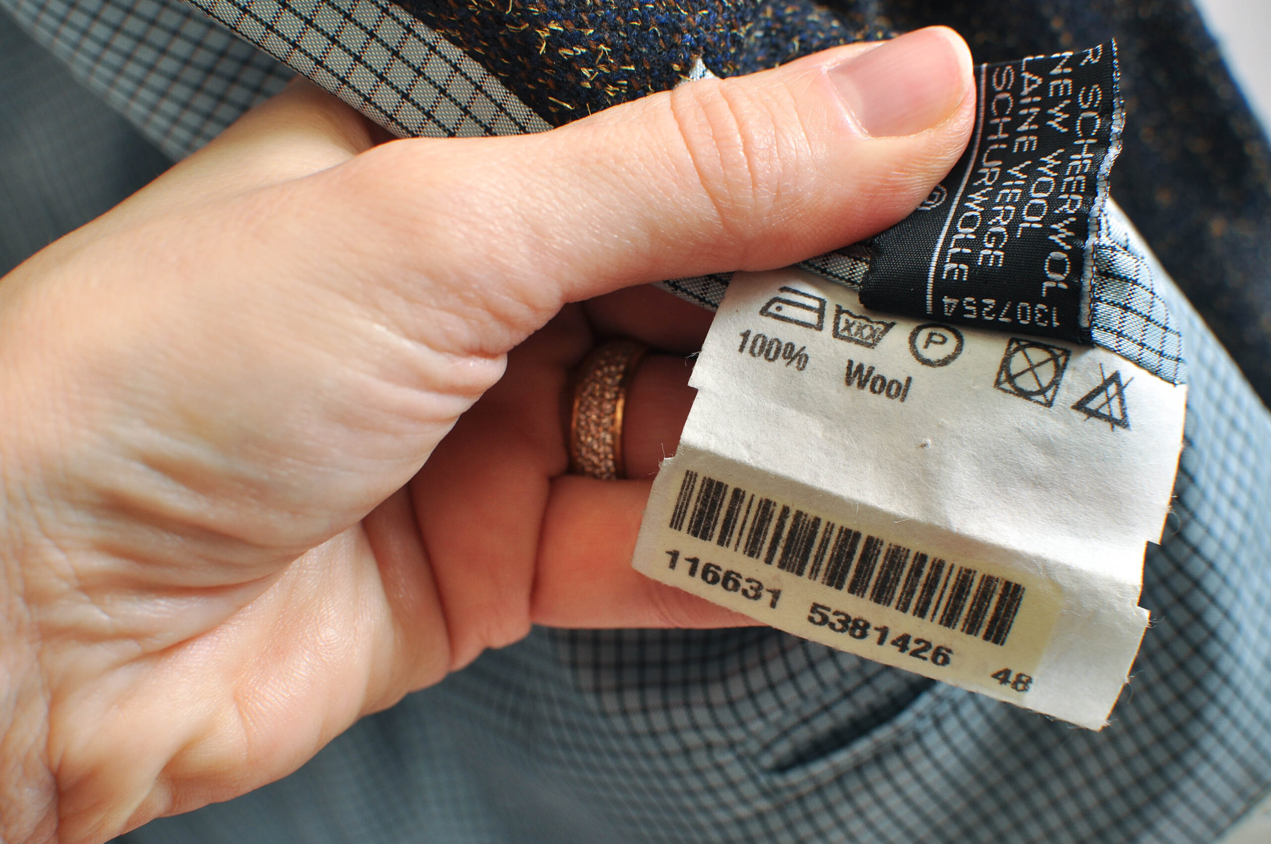 Vintage 90s Brown Wool Blazer | Peter van Holland | Size XL - Image 6