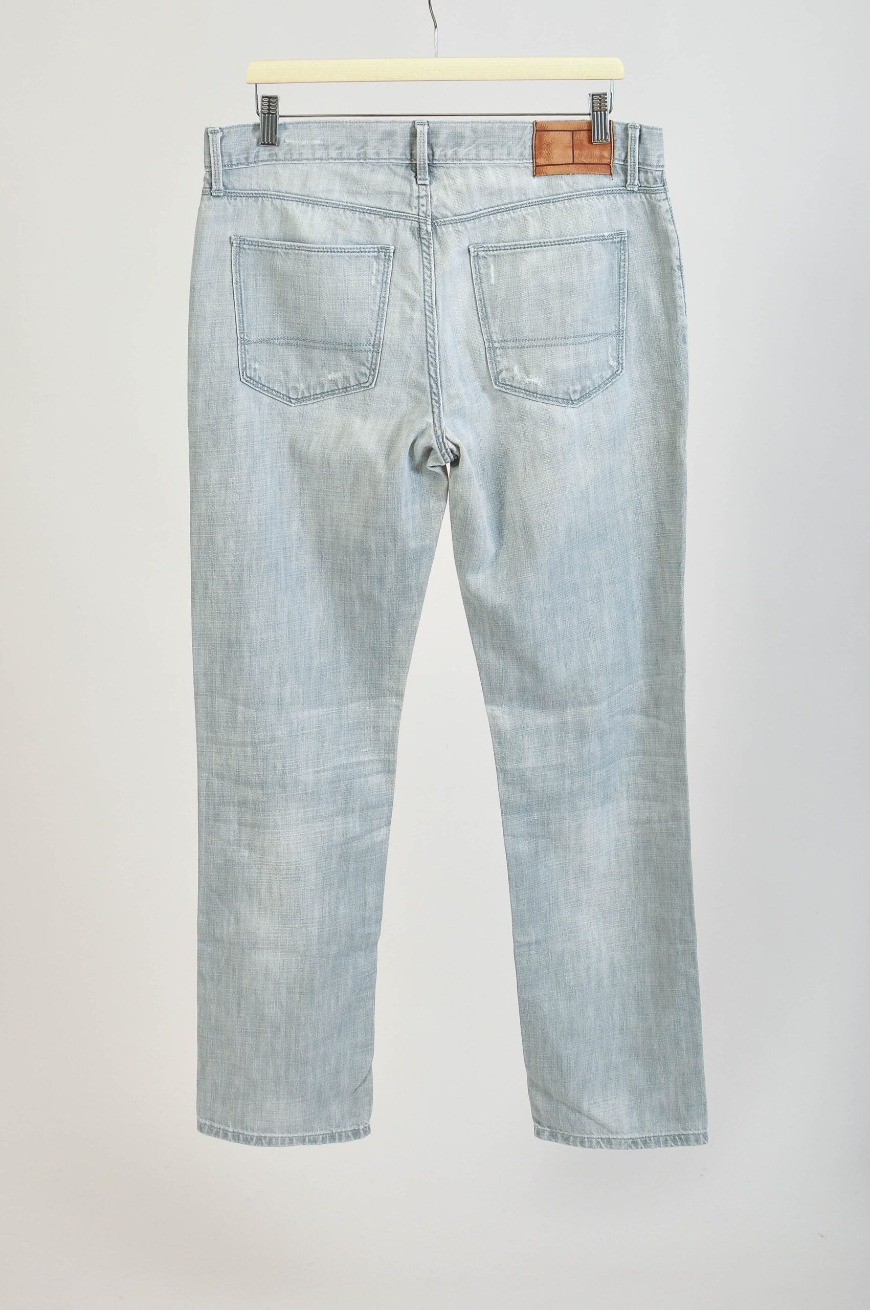 Vintage 00s Tommy Hilfiger Grey Jeans | Y2K Denim | 32/32 - Image 5