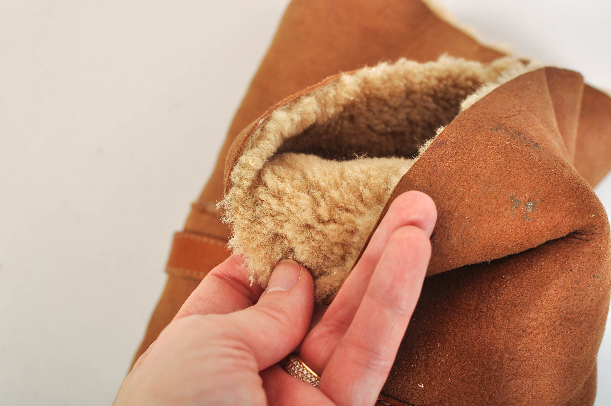 Vintage 00s Real Fur Knee-High Boots | Born | Size 38–38.5 - Image 8