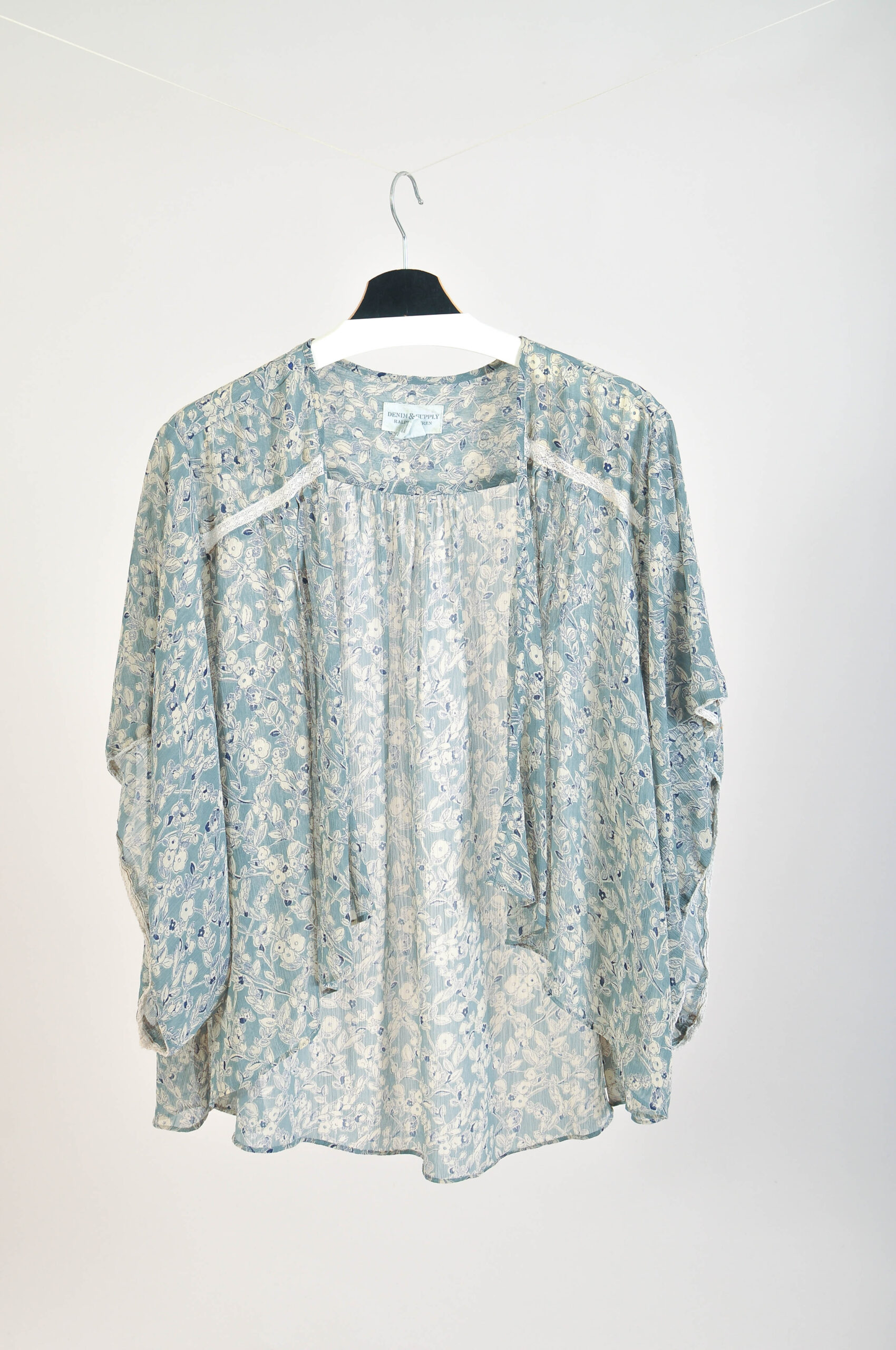 Vintage 00s Denim & Supply Ralph Lauren Boho Top | L