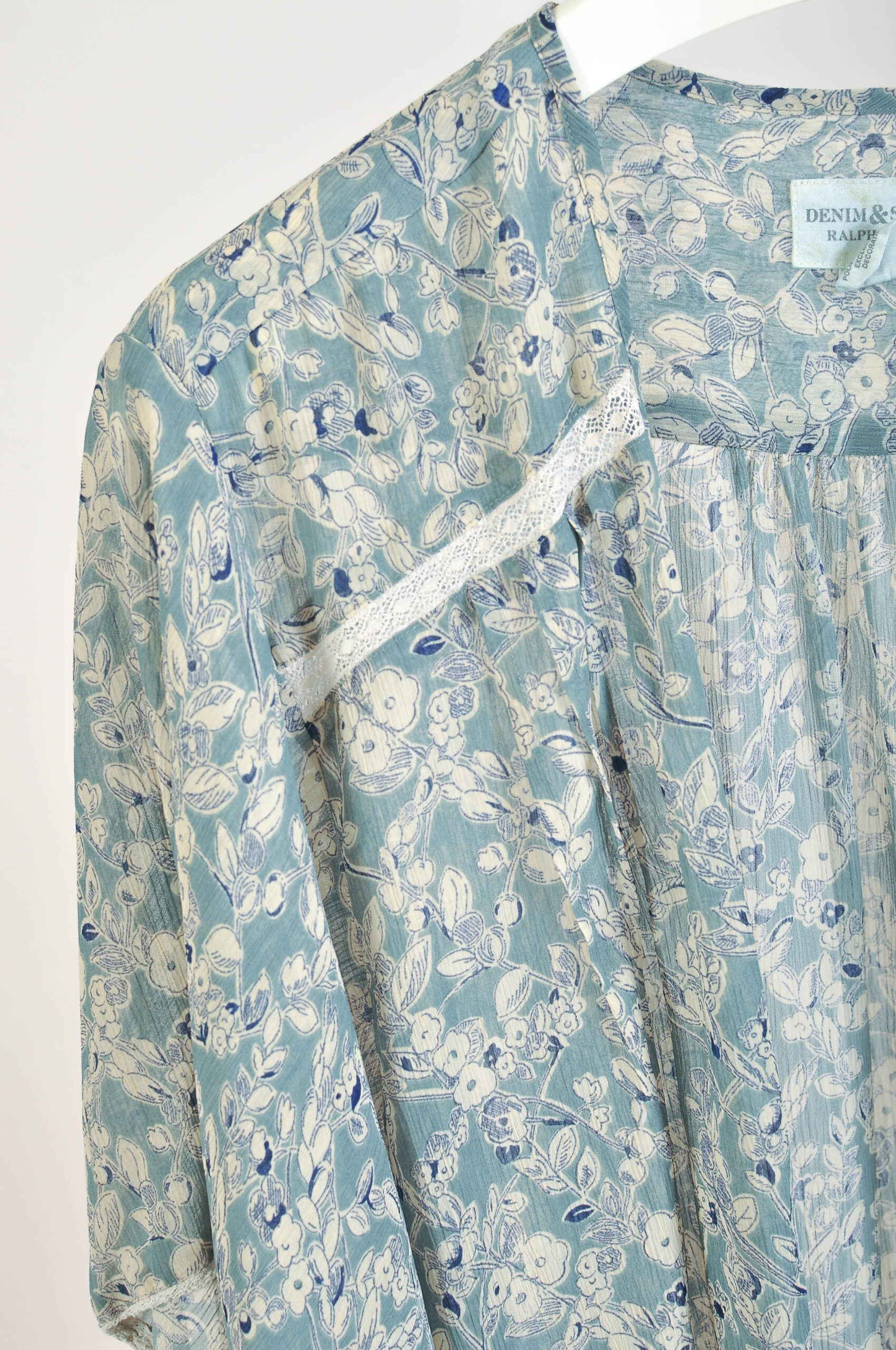 Vintage 00s Denim & Supply Ralph Lauren Boho Top | L - Image 4