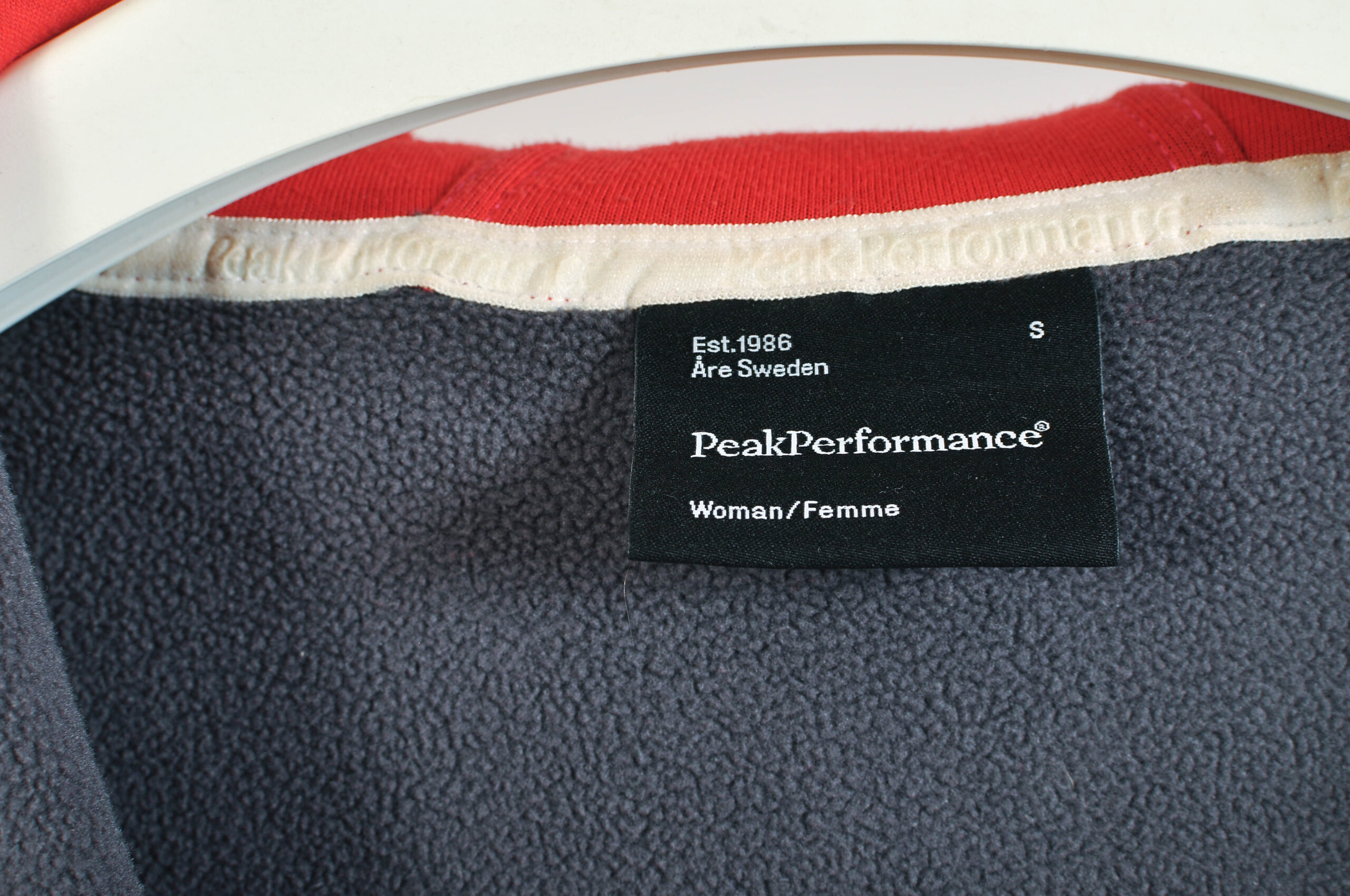 Vintage 00s Red Peak Performance Hoodie | Size S - Image 5