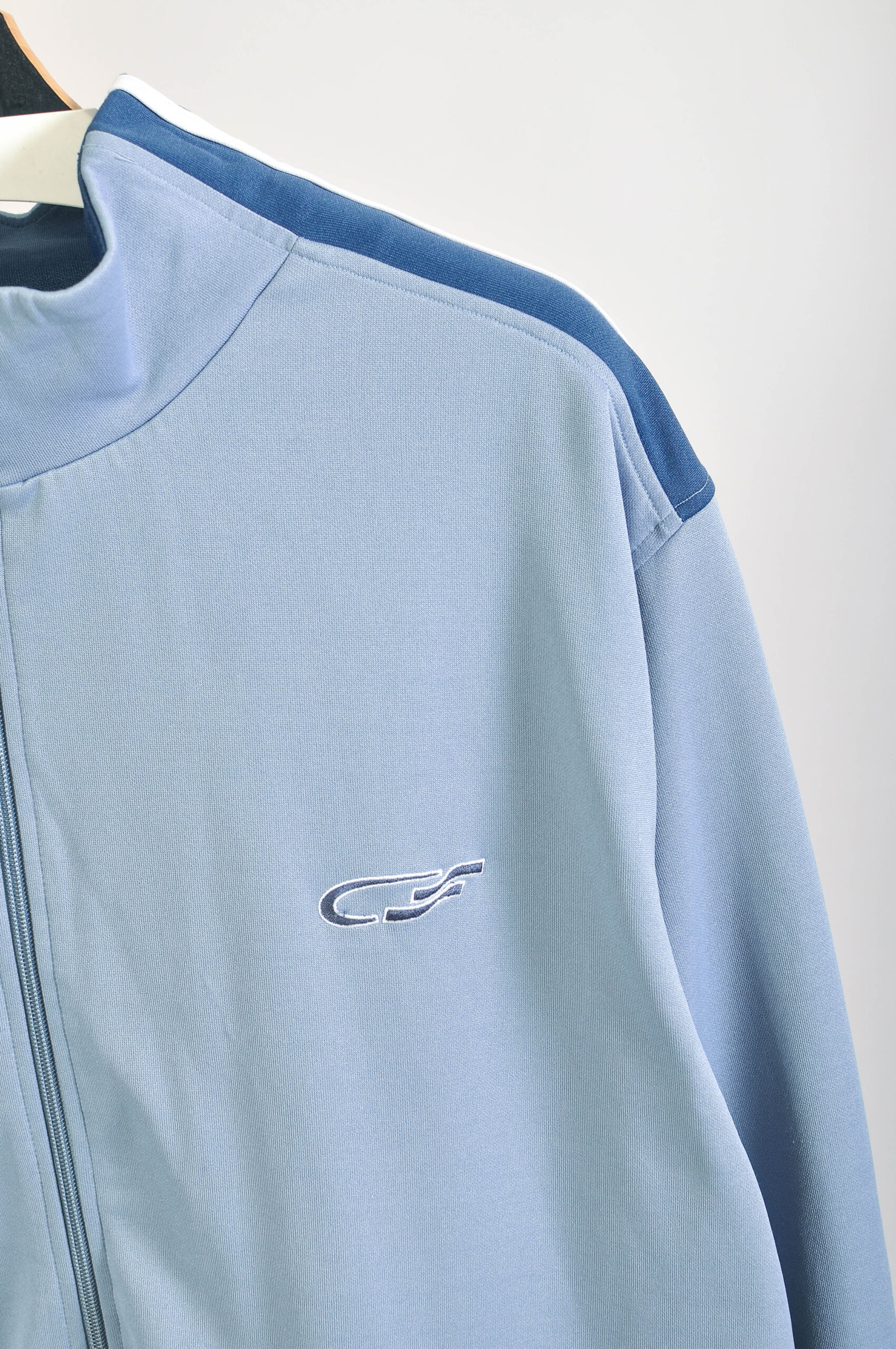 Vintage 00s Grey Track Sweatshirt | Performance | XXL - Image 3