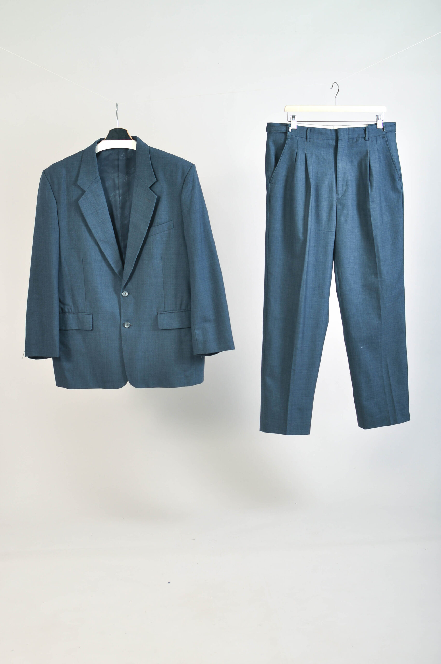 Vintage 00s Blue Suit | Baromon | XL Fit | Classic Two-Piece