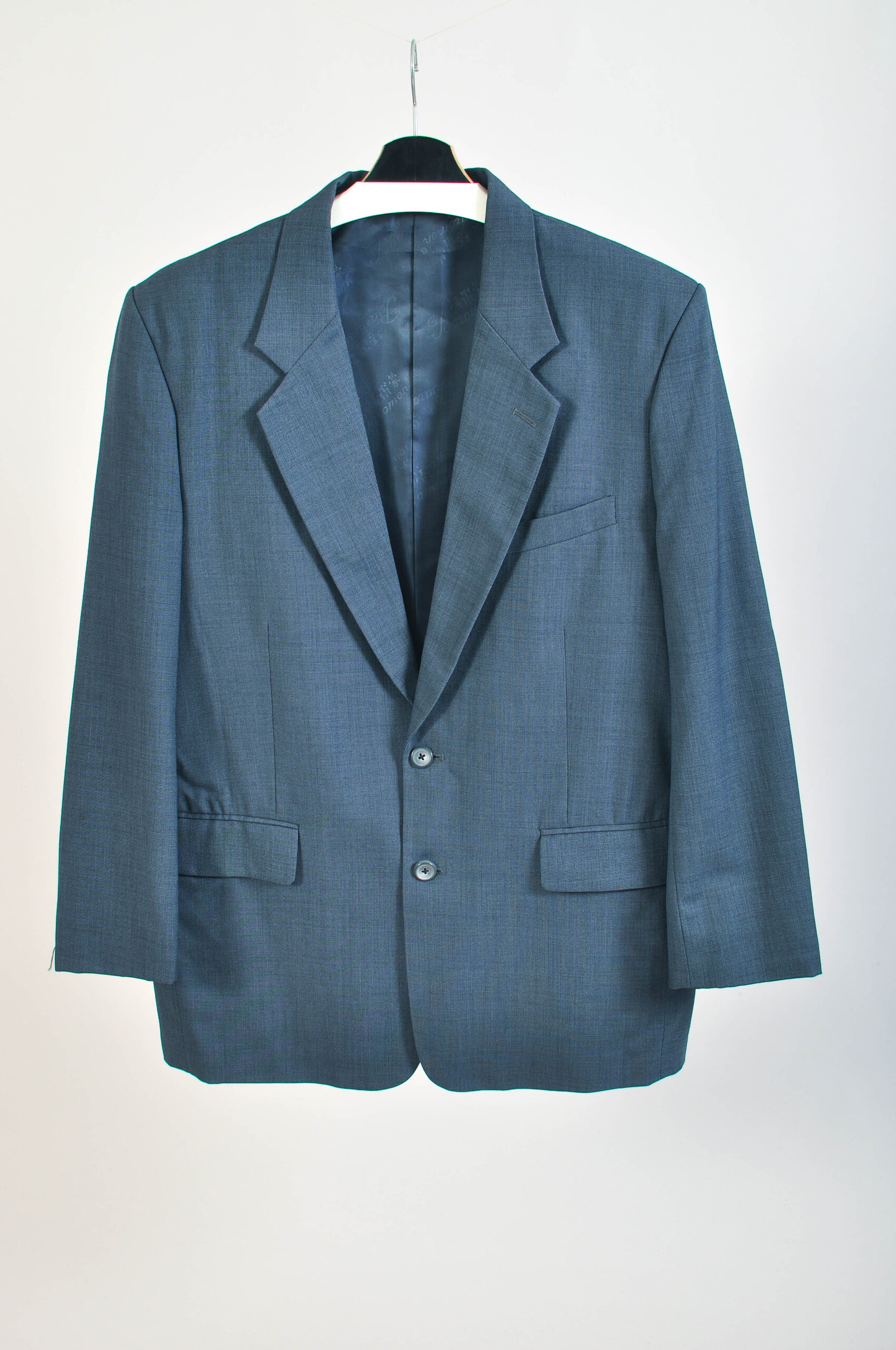 Vintage 00s Blue Suit | Baromon | XL Fit | Classic Two-Piece - Image 4